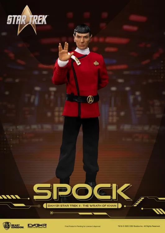 BEAST KINGDOM - Star Trek II: The Wrath of Khan Dynamic 8ction Heroes DAH-131P Spock Limited Edition Action Figure (Pre-Order Ships 1st Quarter 2026)