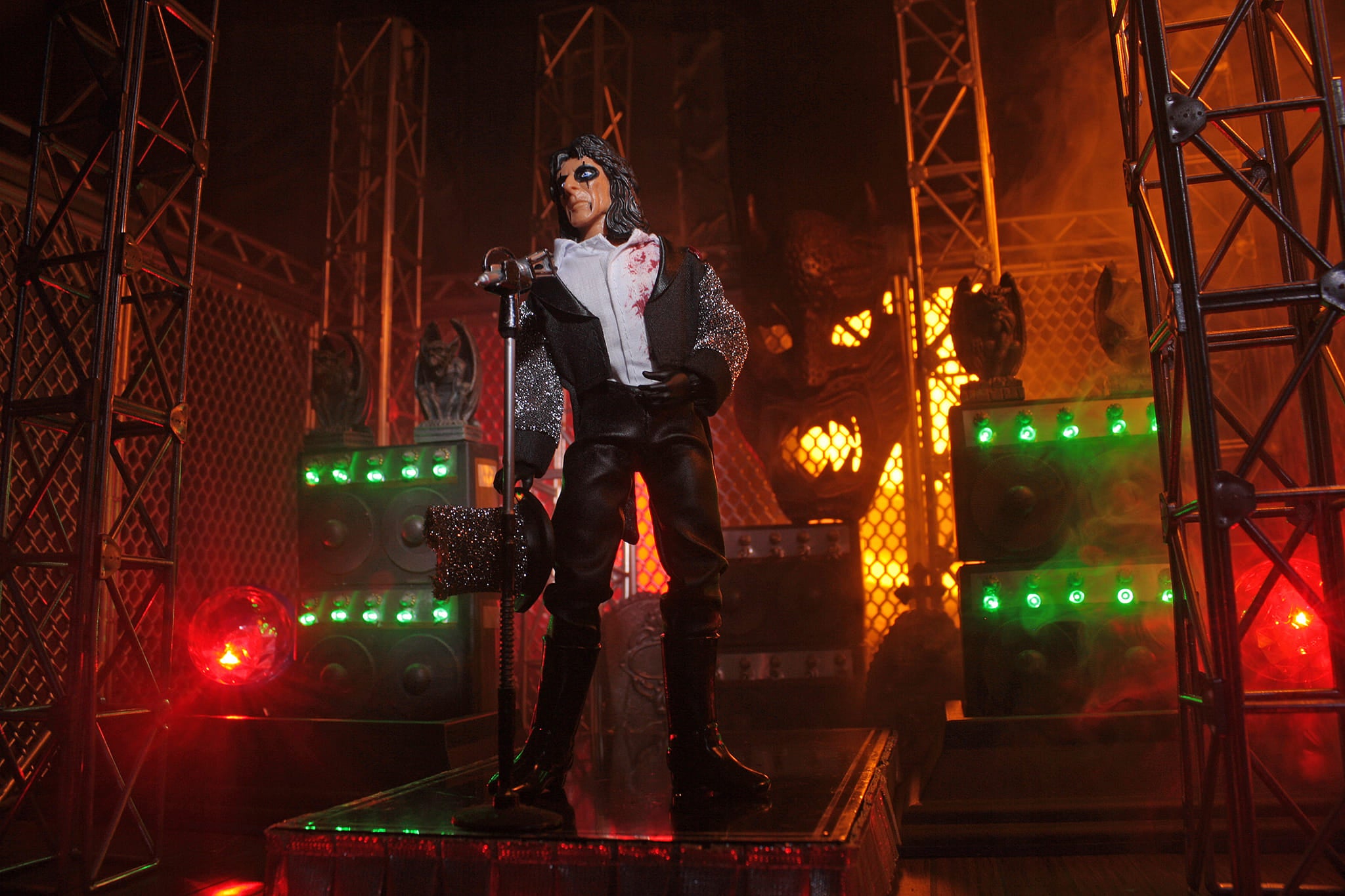 Mego Music Wave 18 - Alice Cooper - "Welcome to My Nightmare" 8" Action Figure (Re-Release of Wave 17 Version)