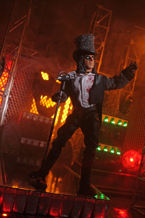 Damaged Package Mego Music Wave 18 - Alice Cooper - "Welcome to My Nightmare" 8" Action Figure (Re-Release of Wave 17 Version)