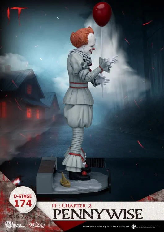 BEAST KINGDOM - IT: Chapter Two D-Stage 174 Pennywise Statue (Pre-Order Ships Q1 2026)