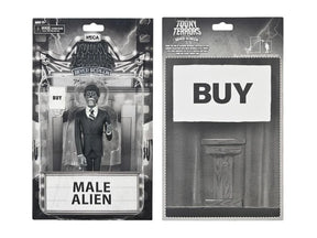 NECA - Toony Terrors - They Live - Male Alien (Silver Screen Edition) 6" Action Figure (Pre-Order Ships November)