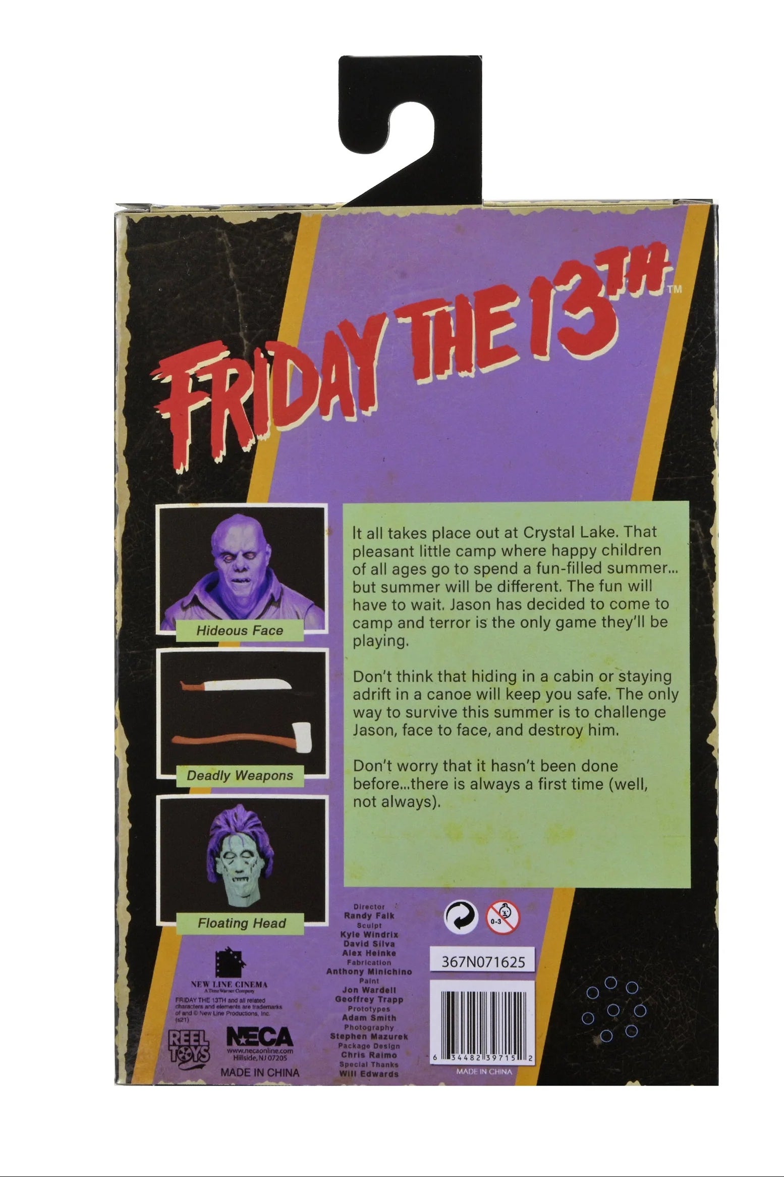 NECA - Friday the 13th - Classic Video Game Jason 7" Scale Action Figure with Theme Music Packaging (Pre-Order Ships April 2026)