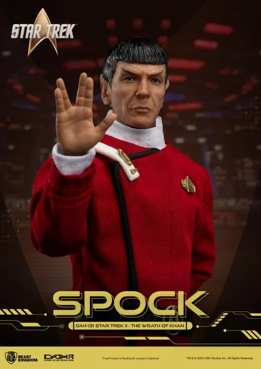 BEAST KINGDOM - Star Trek II: The Wrath of Khan Dynamic 8ction Heroes DAH-131P Spock Limited Edition Action Figure (Pre-Order Ships 1st Quarter 2026)