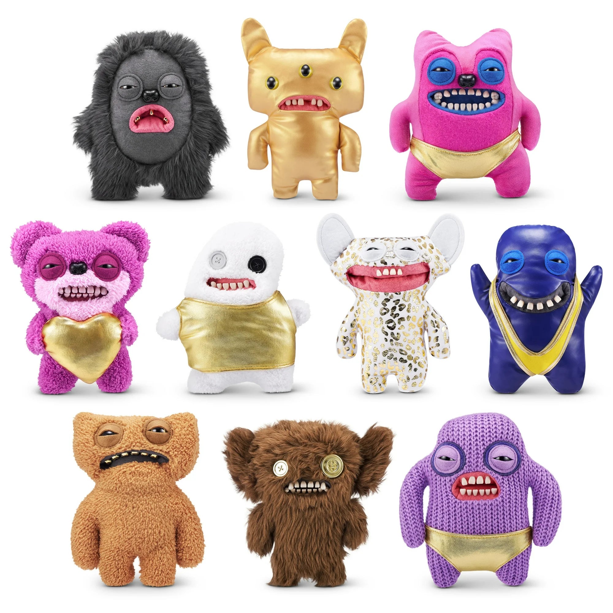 Fuggler -Gold Fuggs - Reeko All Over Gold 9" Plush Figure