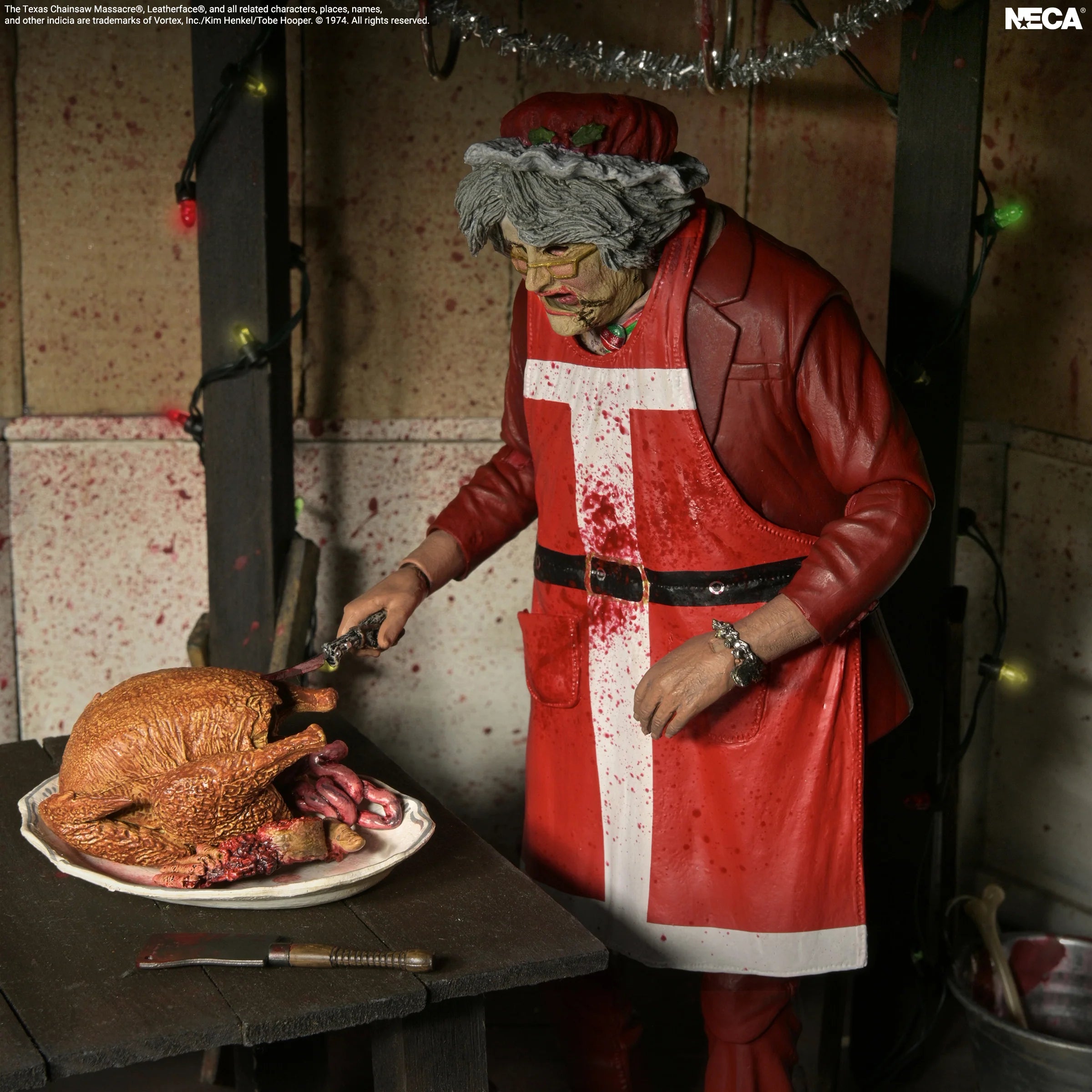 NECA - Texas Chainsaw Massacre - Ultimate Santa Leatherface 8" Clothed Action Figure (Pre-Order Ships October 2026)