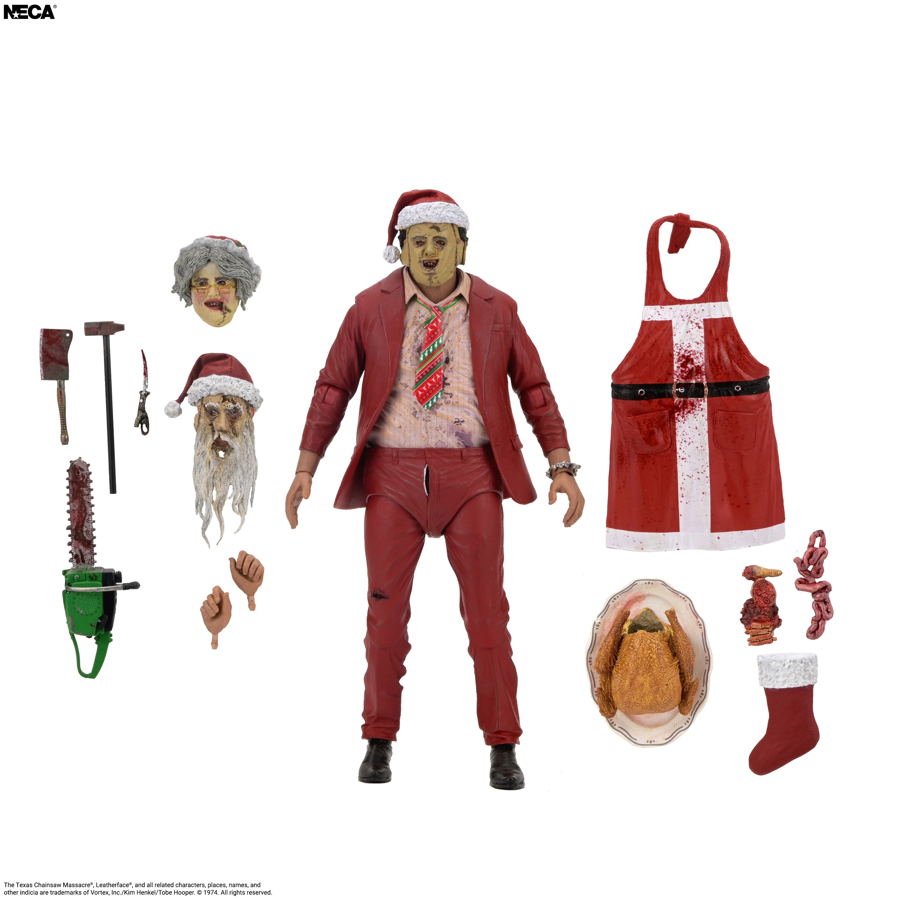 NECA - Texas Chainsaw Massacre - Ultimate Santa Leatherface 8" Clothed Action Figure (Pre-Order Ships October 2026)