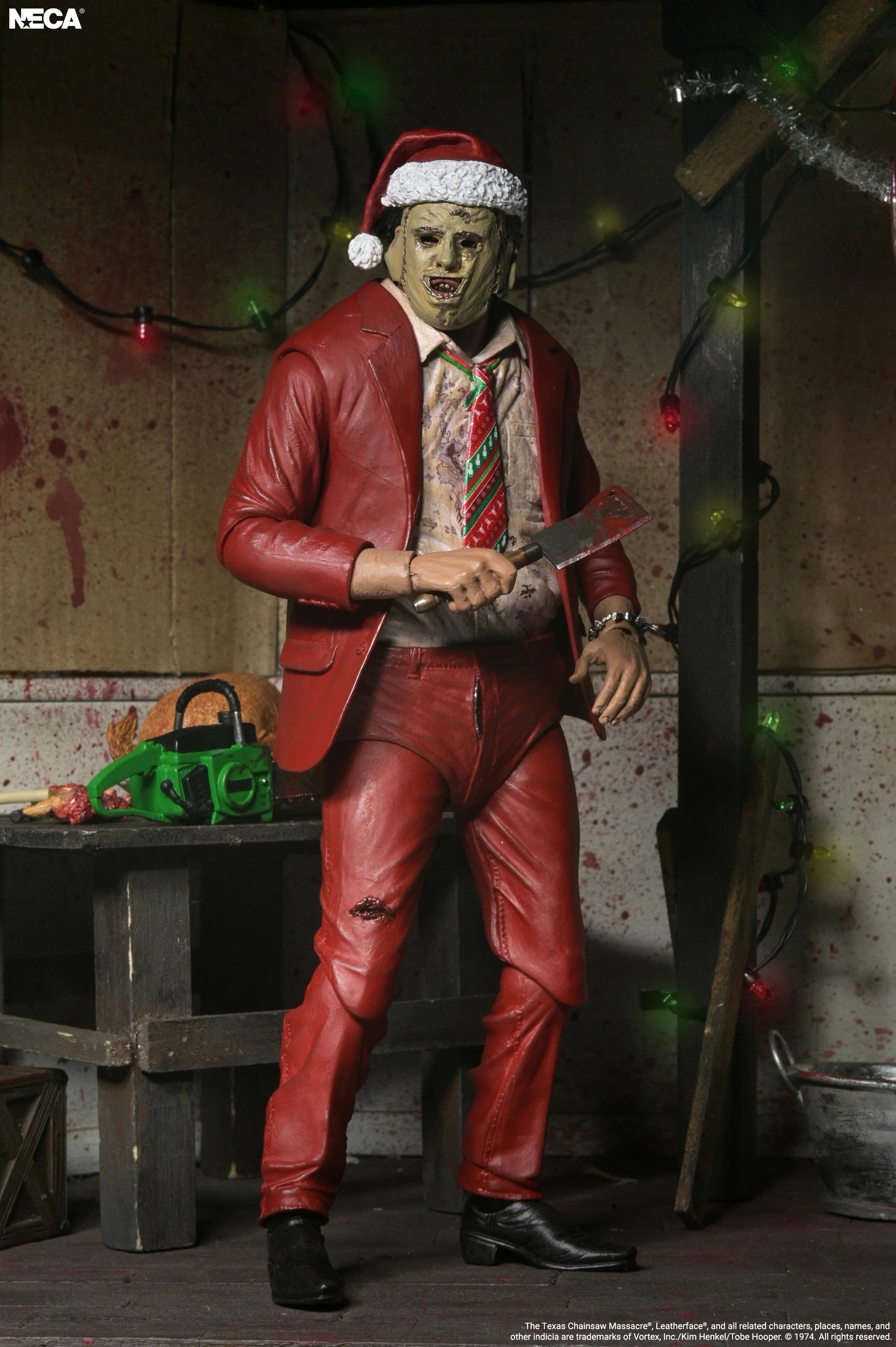 NECA - Texas Chainsaw Massacre - Ultimate Santa Leatherface 8" Clothed Action Figure (Pre-Order Ships October 2026)