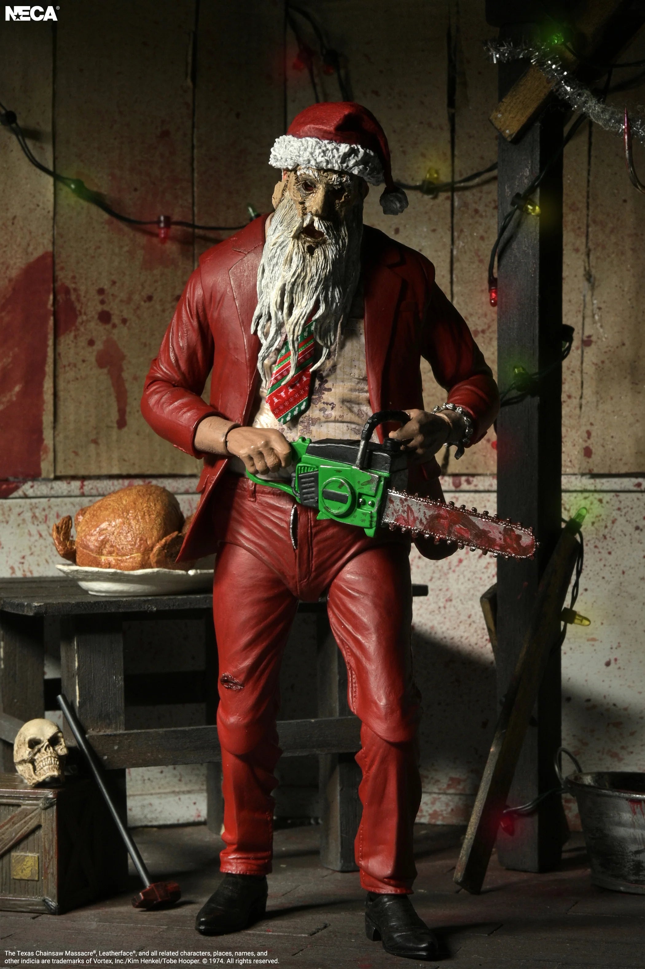 NECA - Texas Chainsaw Massacre - Ultimate Santa Leatherface 8" Clothed Action Figure (Pre-Order Ships October 2026)
