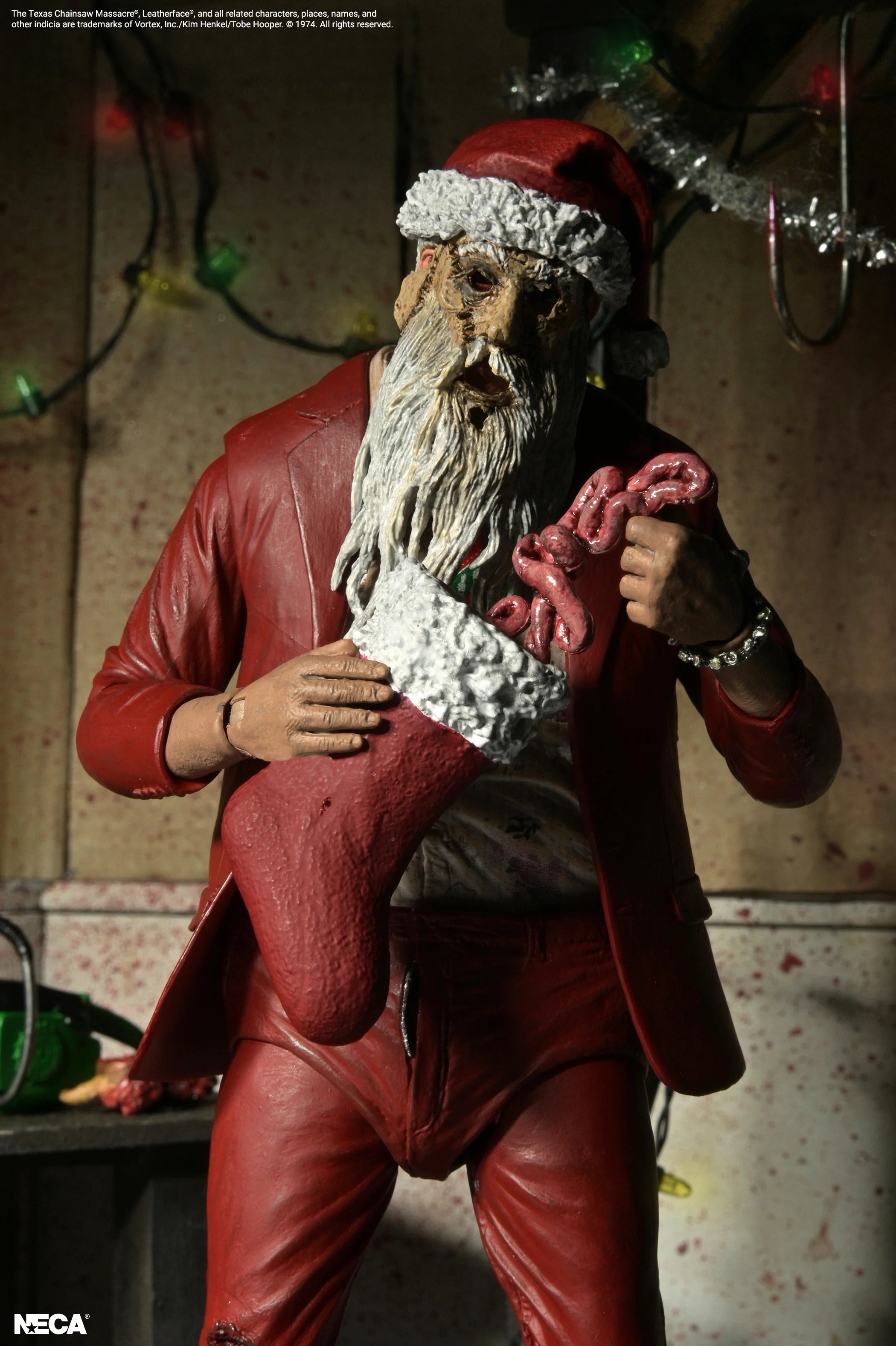NECA - Texas Chainsaw Massacre - Ultimate Santa Leatherface 8" Clothed Action Figure (Pre-Order Ships October 2026)