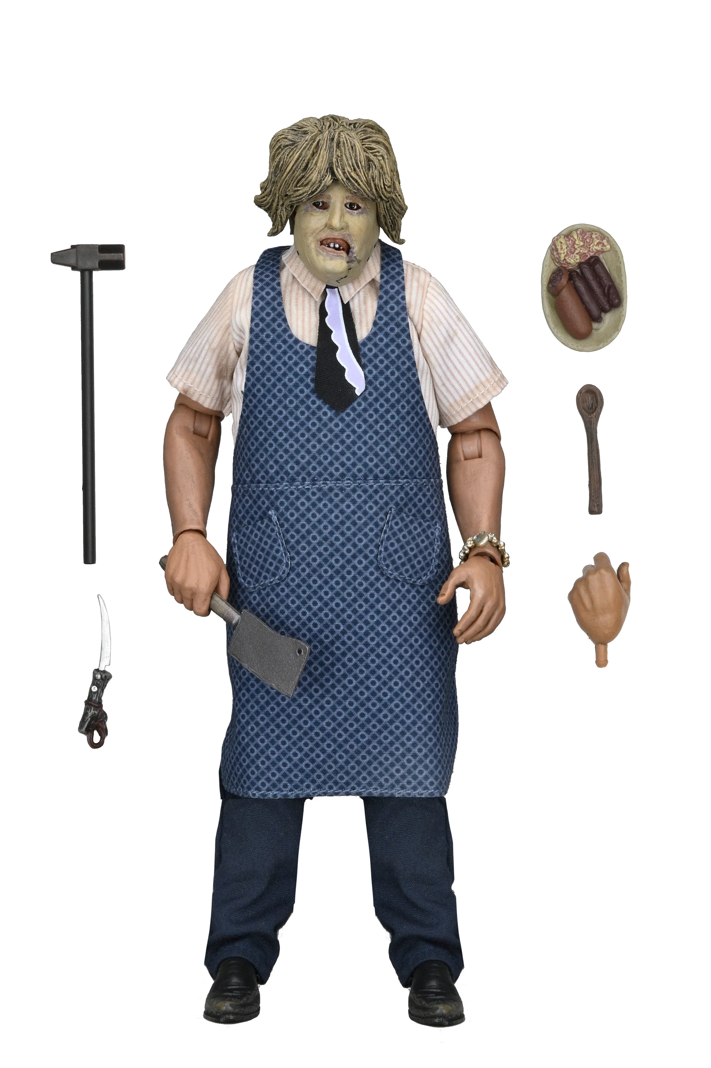 NECA - Texas Chainsaw Massacre - Leatherface With Old Lady Mask 8" Clothed Action Figure (Pre-Order Ships April 2026)