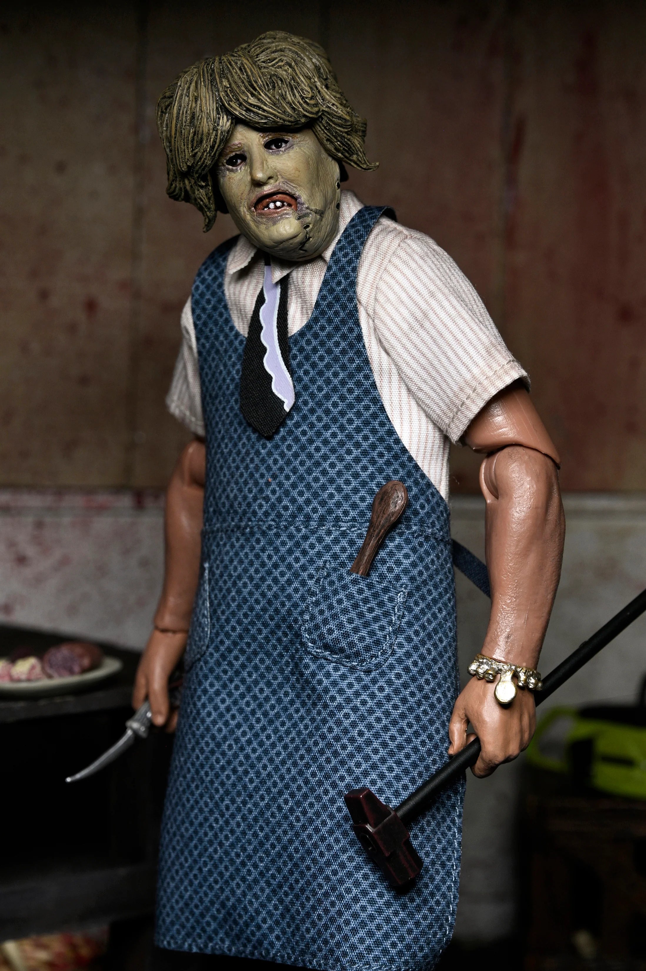 NECA - Texas Chainsaw Massacre - Leatherface With Old Lady Mask 8" Clothed Action Figure (Pre-Order Ships April 2026)
