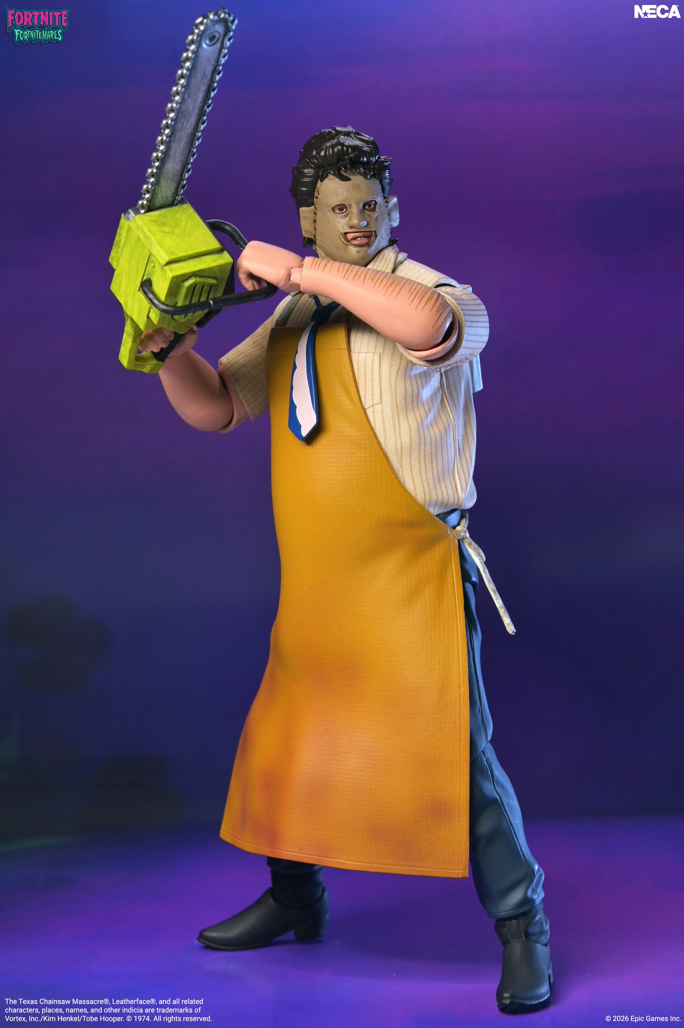 NECA - Fortnite x Texas Chainsaw Massacre - Fortnitemares Leatherface 7" Scale Action Figure (Pre-Order Ships October 2026)