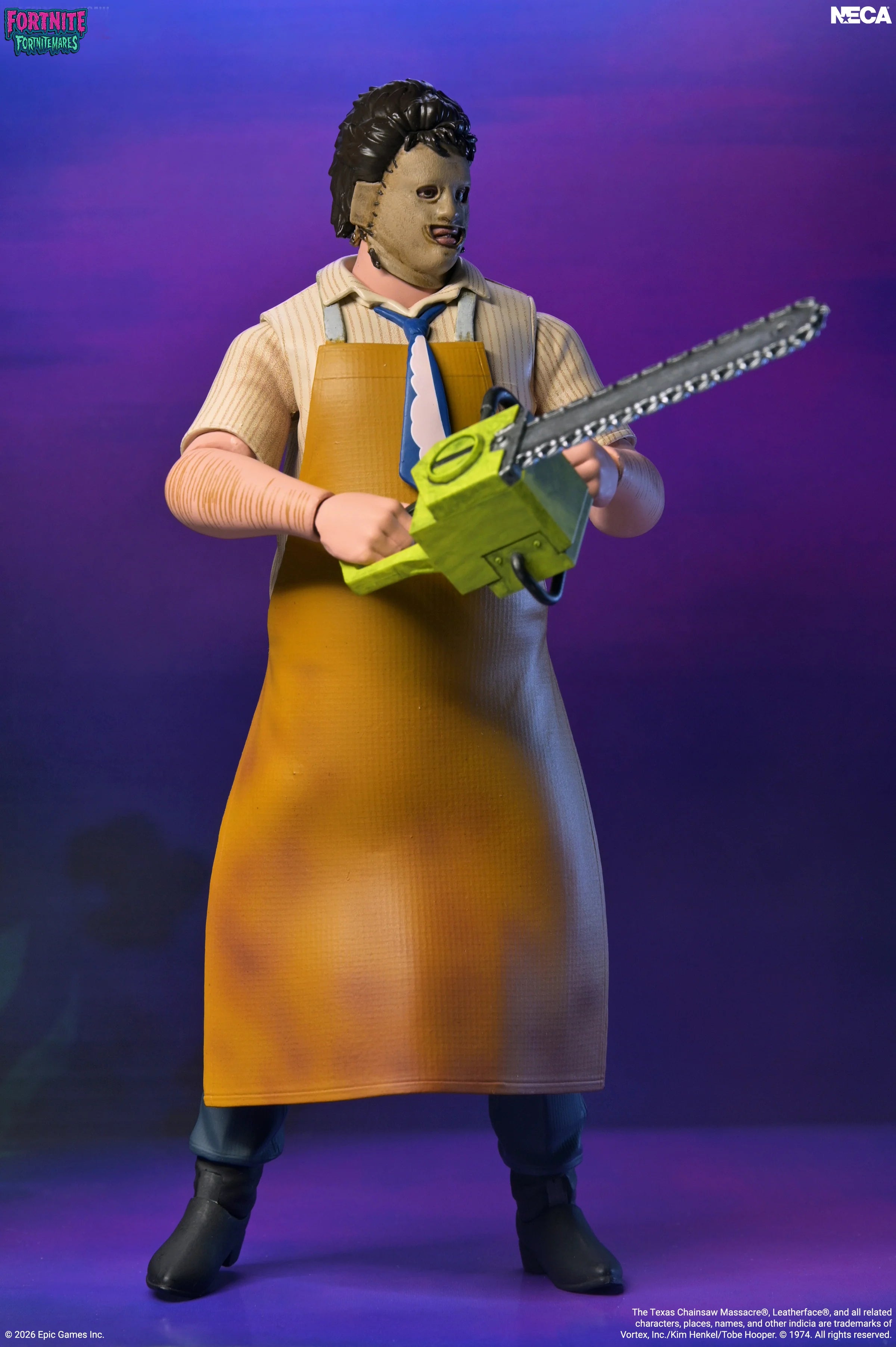 NECA - Fortnite x Texas Chainsaw Massacre - Fortnitemares Leatherface 7" Scale Action Figure (Pre-Order Ships October 2026)