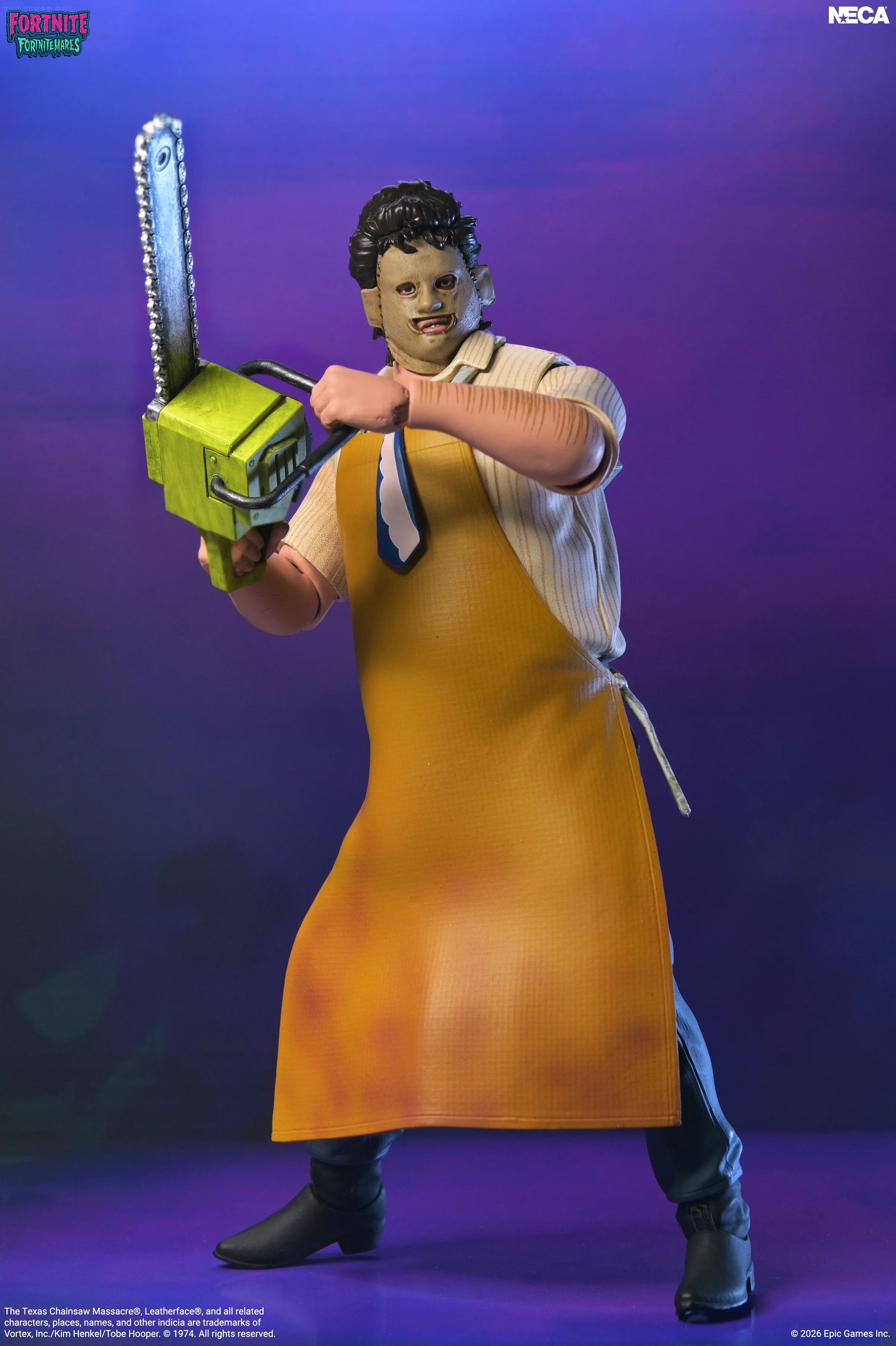NECA - Fortnite x Texas Chainsaw Massacre - Fortnitemares Leatherface 7" Scale Action Figure (Pre-Order Ships October 2026)