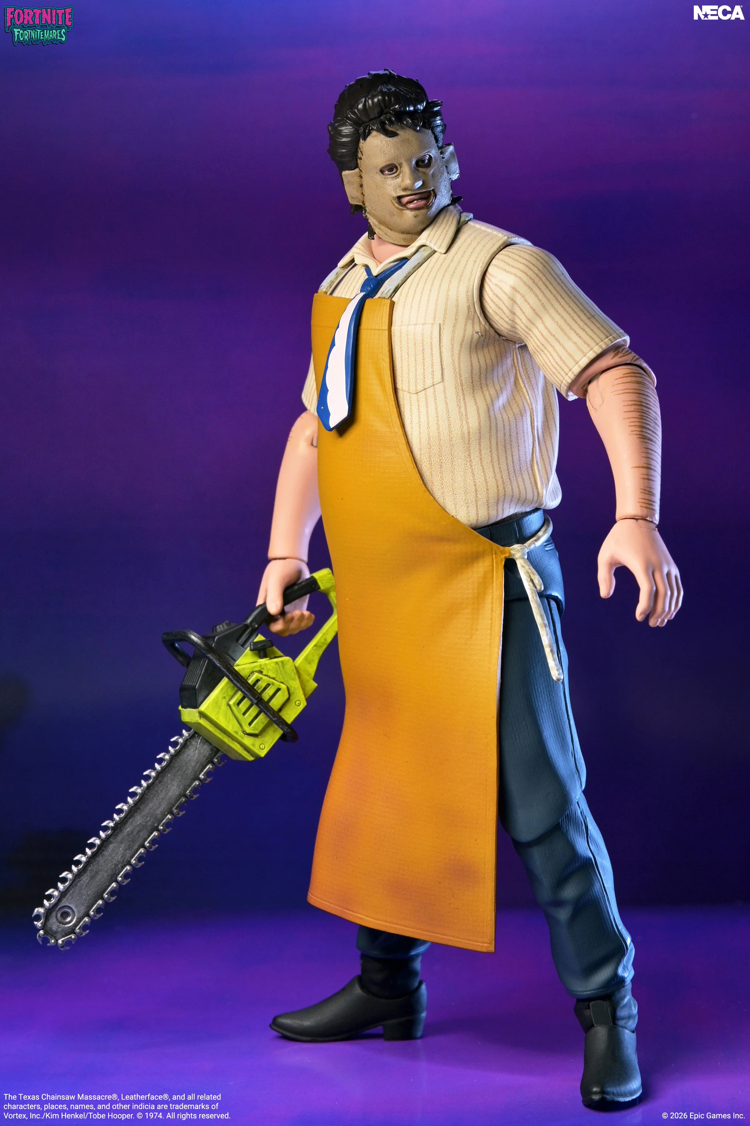 NECA - Fortnite x Texas Chainsaw Massacre - Fortnitemares Leatherface 7" Scale Action Figure (Pre-Order Ships October 2026)