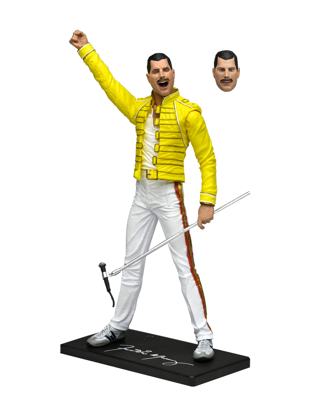 NECA - Freddie Mercury (Yellow Jacket) 7” Action Figure Set (Pre-Order Ships September)