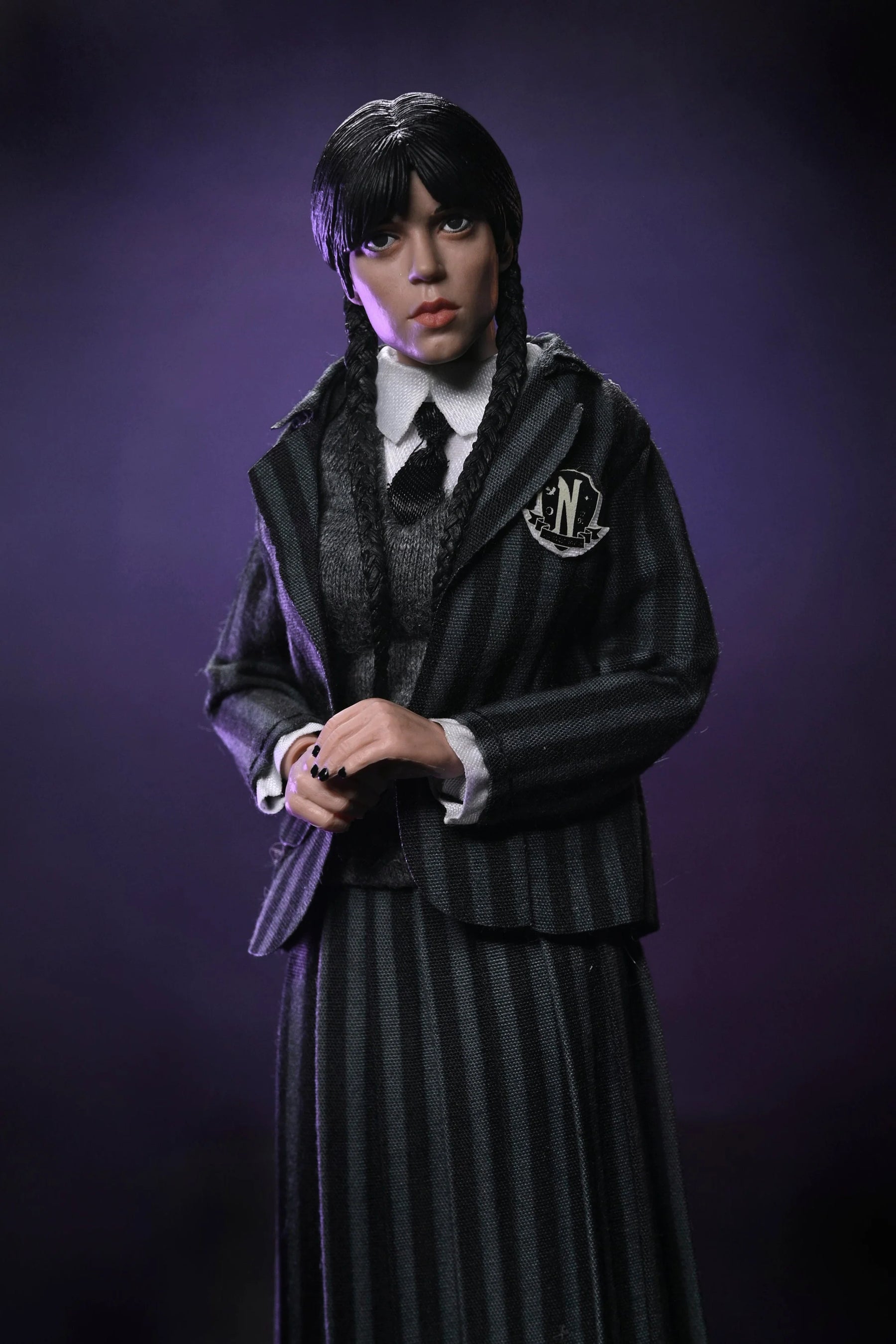 NECA - Wednesday - Wednesday Addams & Enid (Nevermore Uniforms) 8" Clothed Action Figure 2-Pack (Pre-Order Ships October 2025)