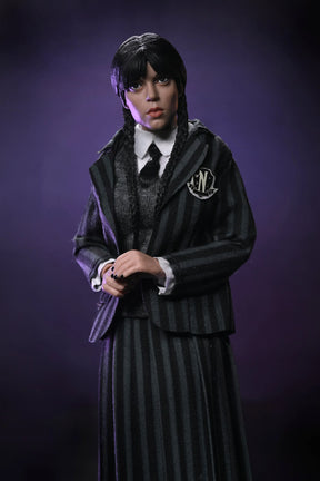 NECA - Wednesday - Wednesday Addams & Enid (Nevermore Uniforms) 8" Clothed Action Figure 2-Pack (Pre-Order Ships October 2025)