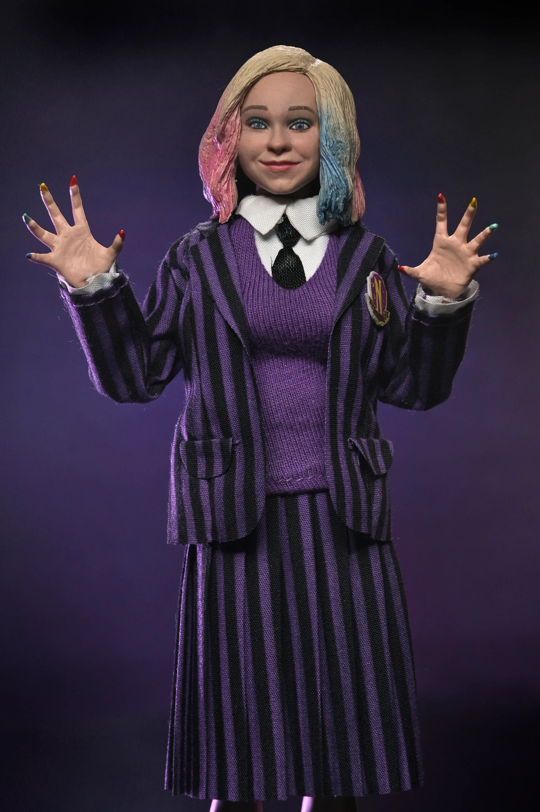 NECA - Wednesday - Wednesday Addams & Enid (Nevermore Uniforms) 8" Clothed Action Figure 2-Pack (Pre-Order Ships October 2025)
