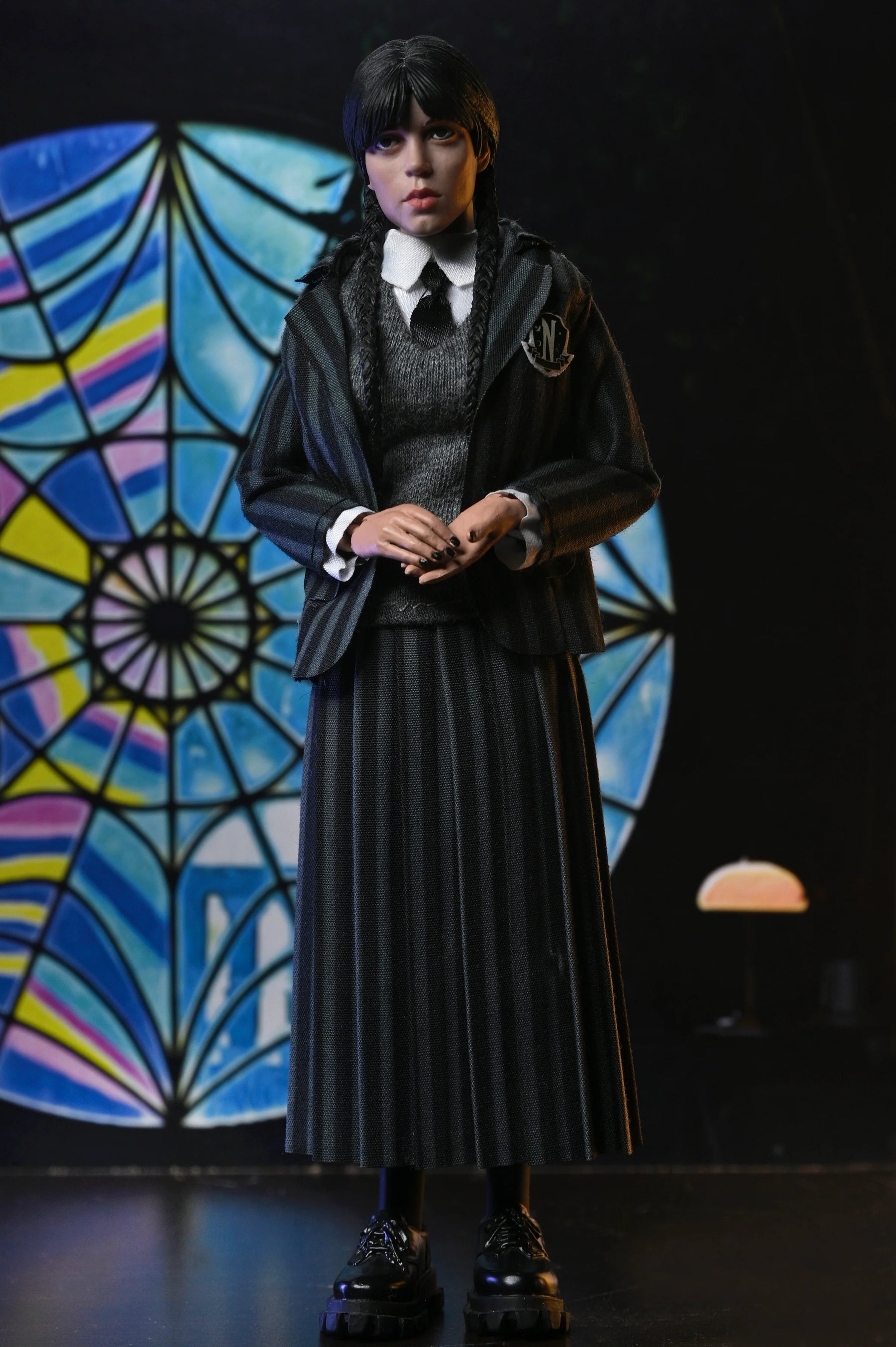 NECA - Wednesday - Wednesday Addams & Enid (Nevermore Uniforms) 8" Clothed Action Figure 2-Pack (Pre-Order Ships October 2025)