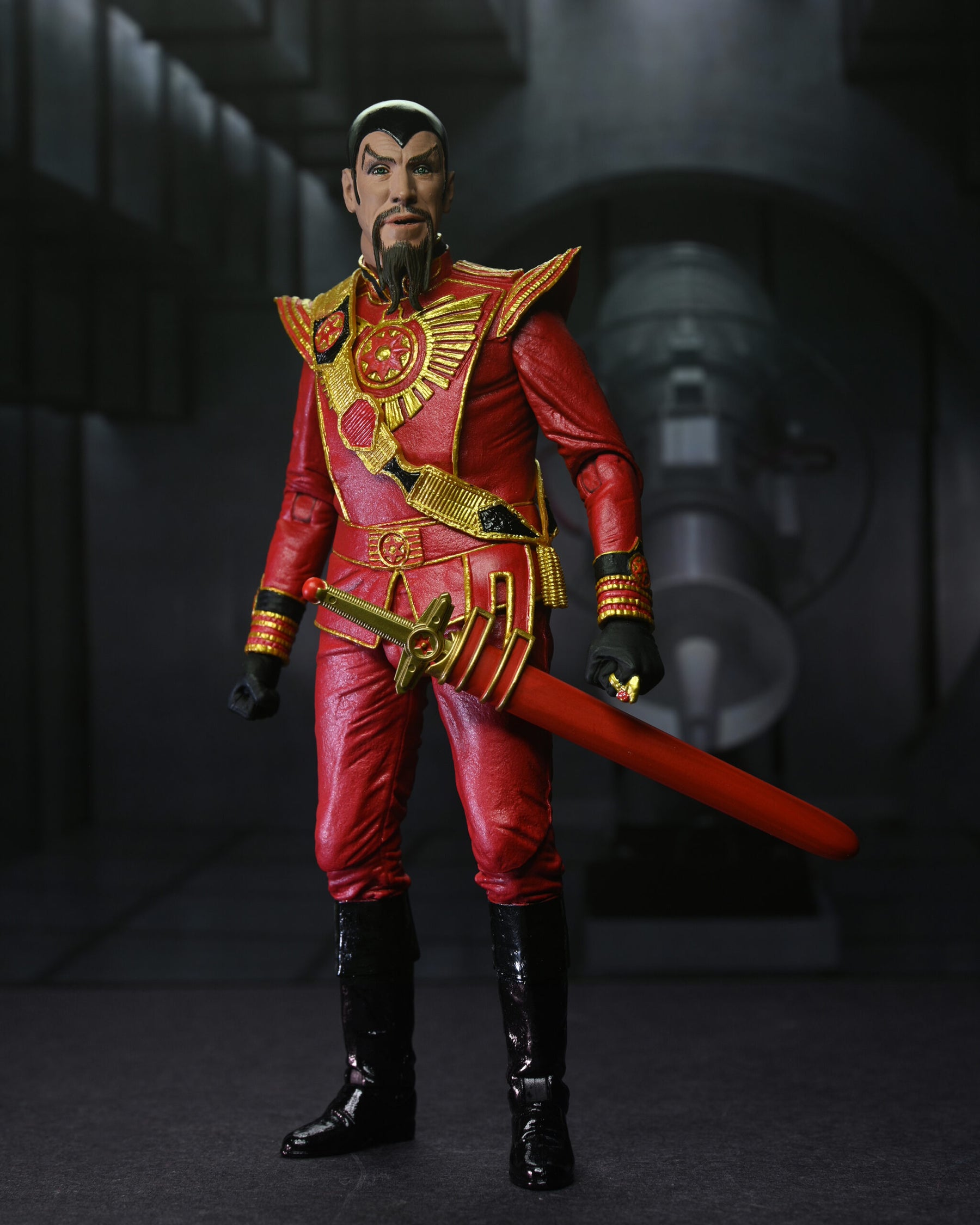 NECA - Flash Gordon (1980) - Ultimate Ming (Red Military Outfit) 7" Action Figure