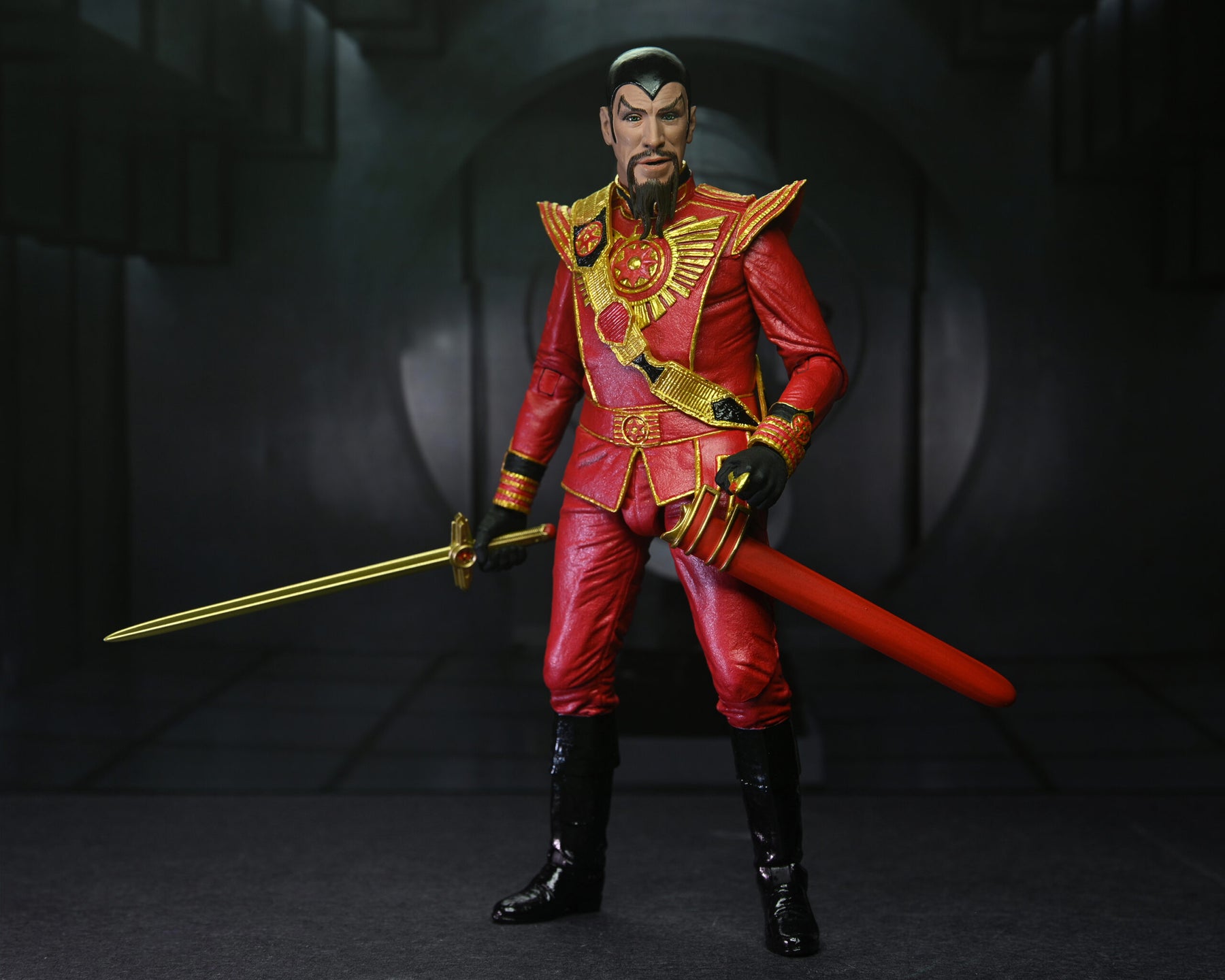 NECA - Flash Gordon (1980) - Ultimate Ming (Red Military Outfit) 7" Action Figure