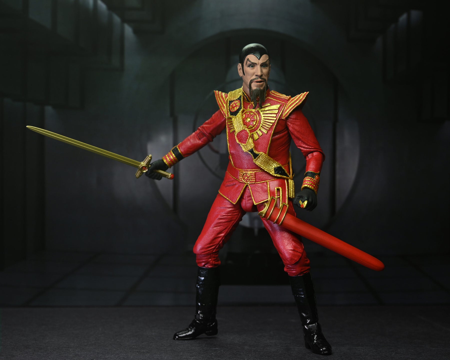 NECA - Flash Gordon (1980) - Ultimate Ming (Red Military Outfit) 7" Action Figure