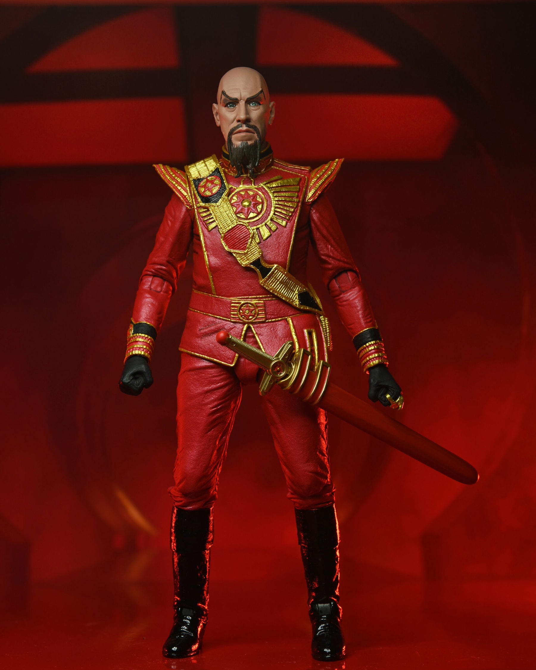 NECA - Flash Gordon (1980) - Ultimate Ming (Red Military Outfit) 7" Action Figure