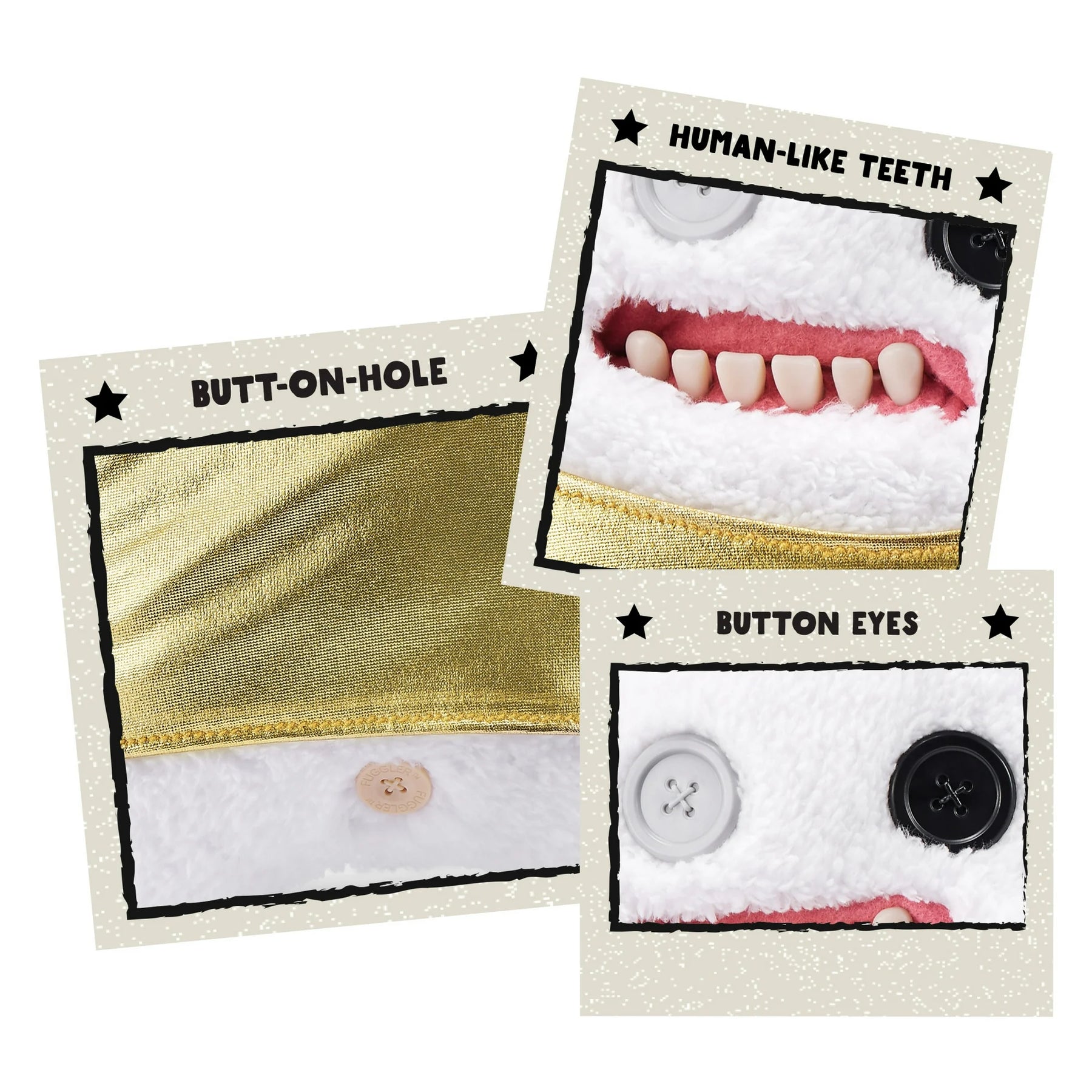 Fuggler -Gold Fuggs - Slodge 9" Plush Figure