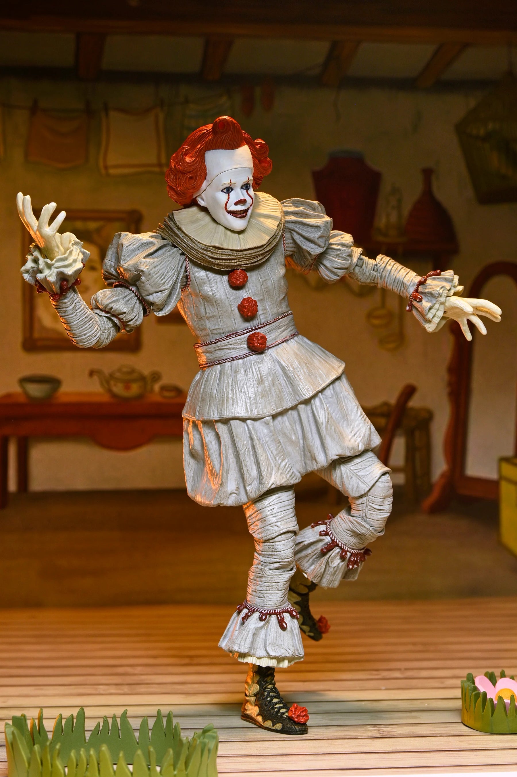 NECA - IT: Welcome to Derry - Ultimate Bob Gray as Pennywise 7" Scale Action Figure (Pre-Order Ships April 2026)