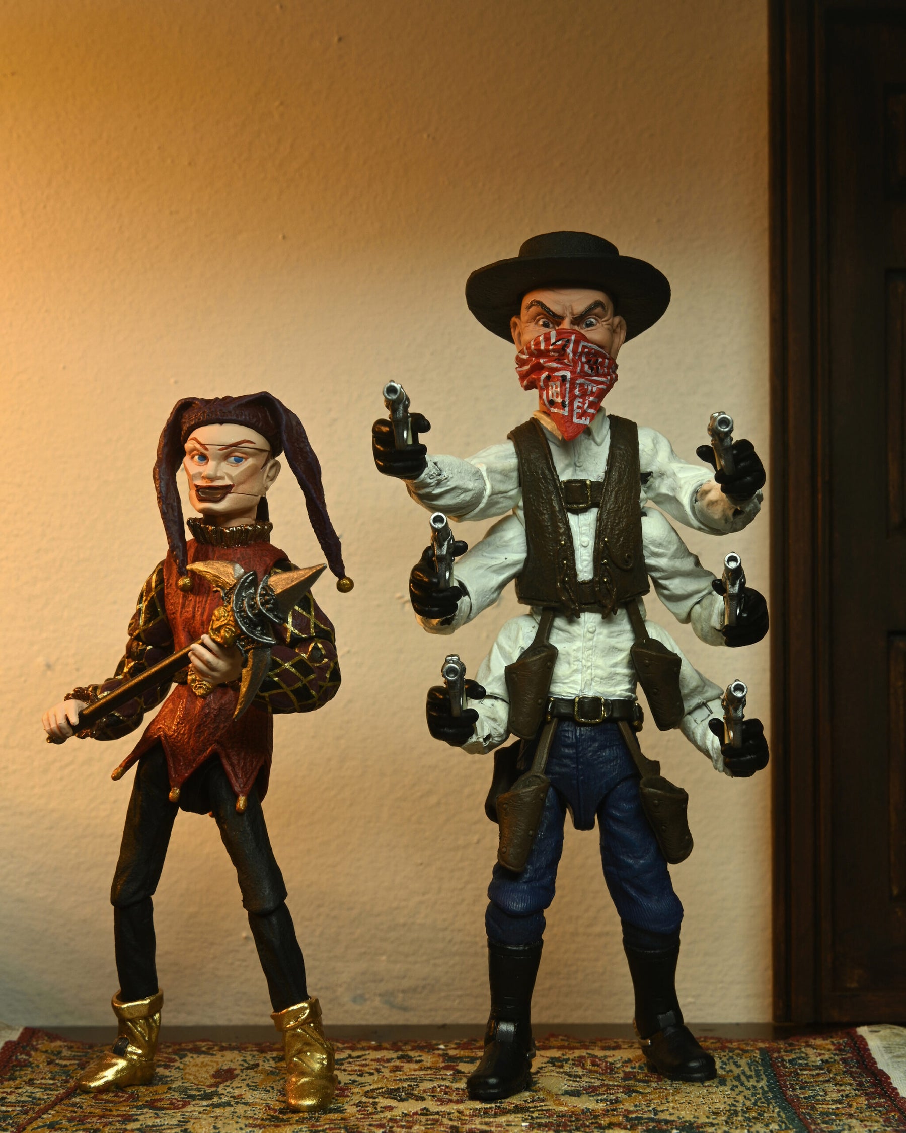NECA - Puppet Master - Ultimate Six-Shooter & Jester 2 Pack 7" Action Figures