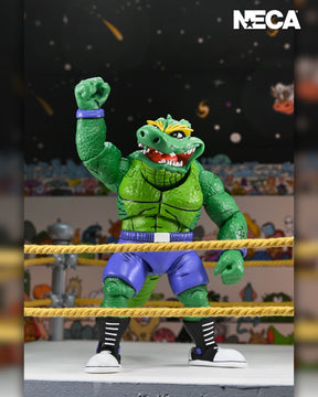 NECA - TMNT: Archie Comics - Stump Wrestling Leatherhead 7" Action Figure (Pre-Order Ships February 2025)