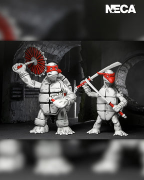 NECA - TMNT: Archie Comics - Black & White First Turtles Action Figure 2-Pack (Pre-Order Ships February 2025)