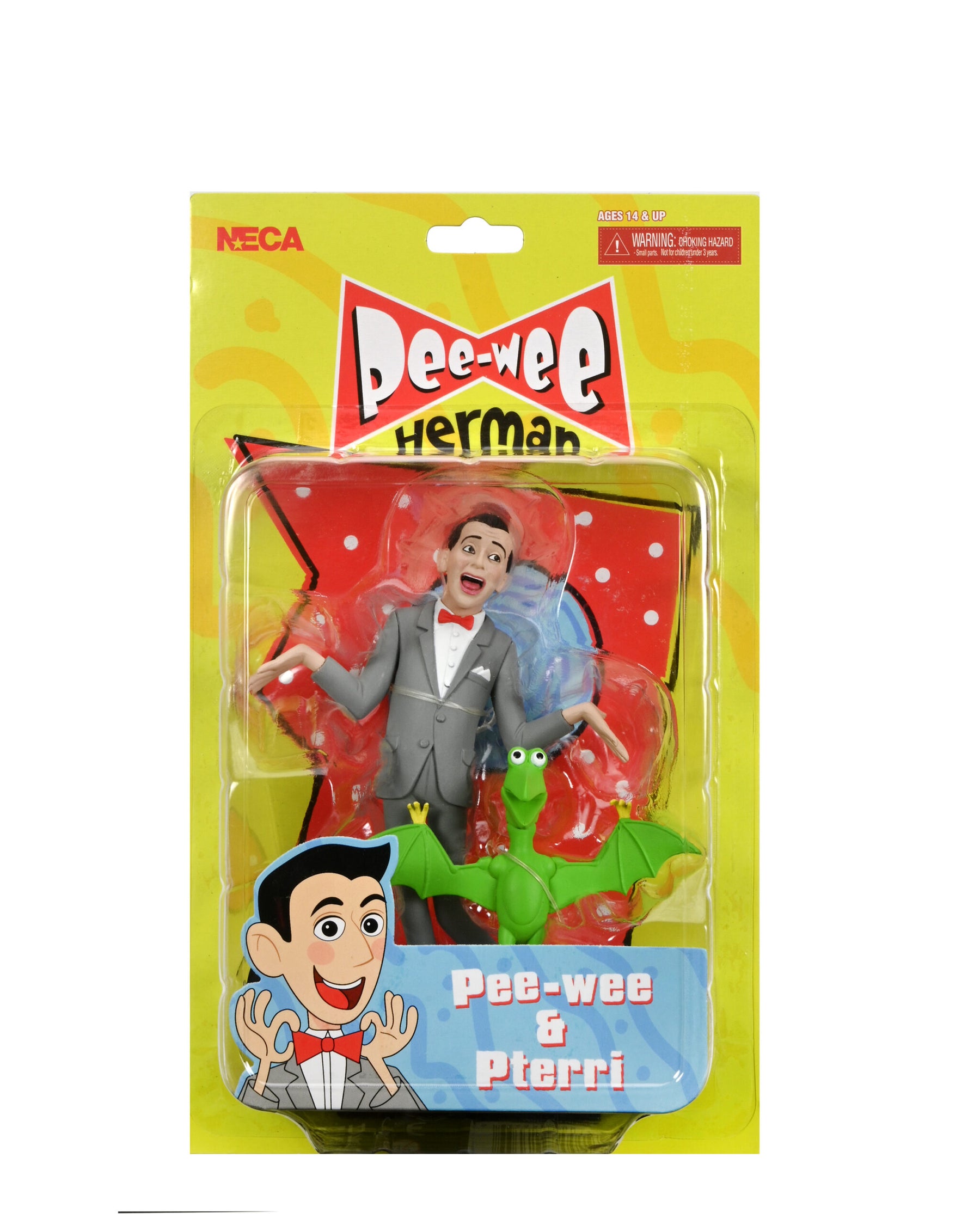NECA - Toony Classics - Pee-Wee’s Playhouse Pee-Wee Herman 6" Action Figure
