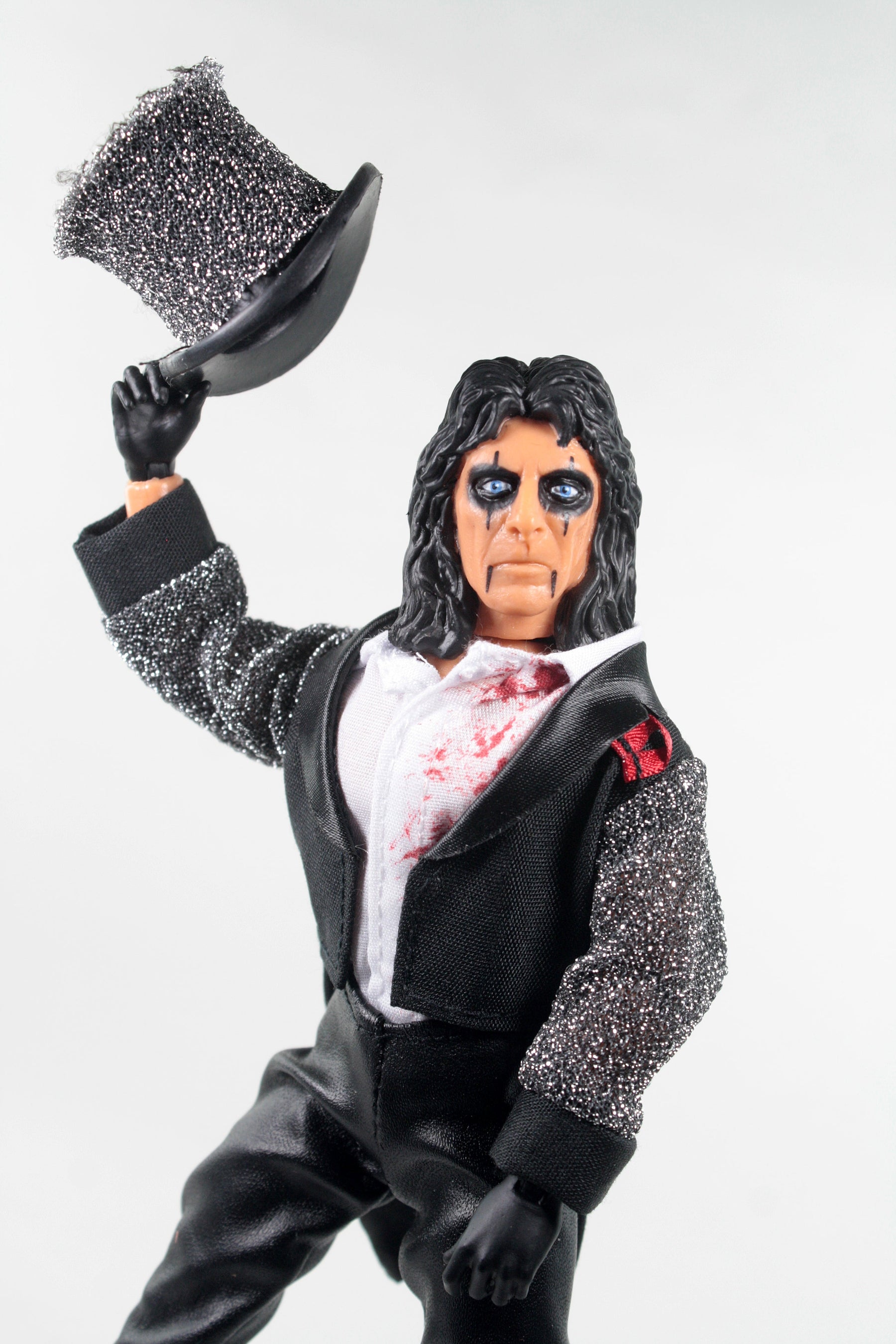 Damaged Package Mego Music Wave 18 - Alice Cooper - "Welcome to My Nightmare" 8" Action Figure (Re-Release of Wave 17 Version)