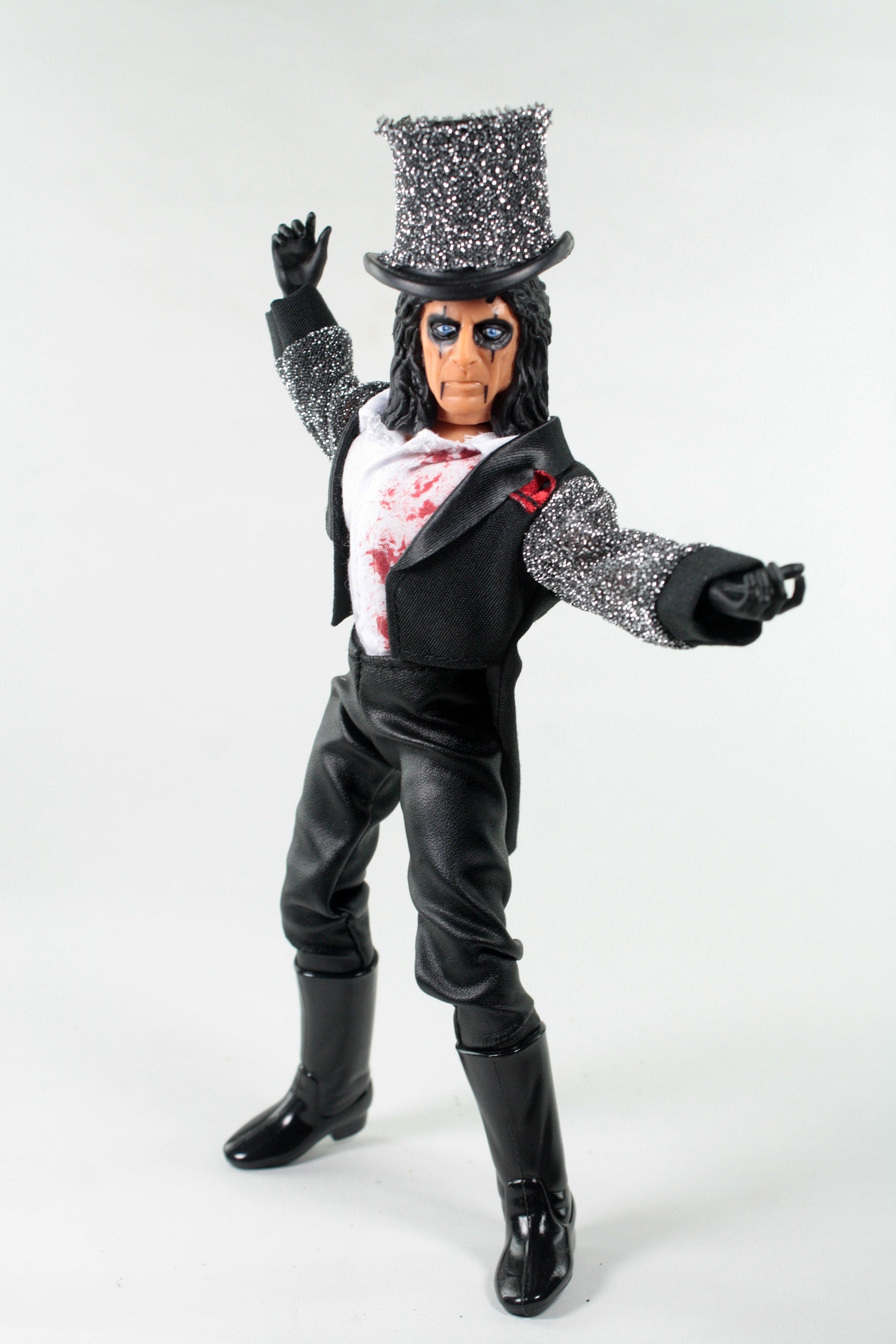 Damaged Package Mego Music Wave 18 - Alice Cooper - "Welcome to My Nightmare" 8" Action Figure (Re-Release of Wave 17 Version)