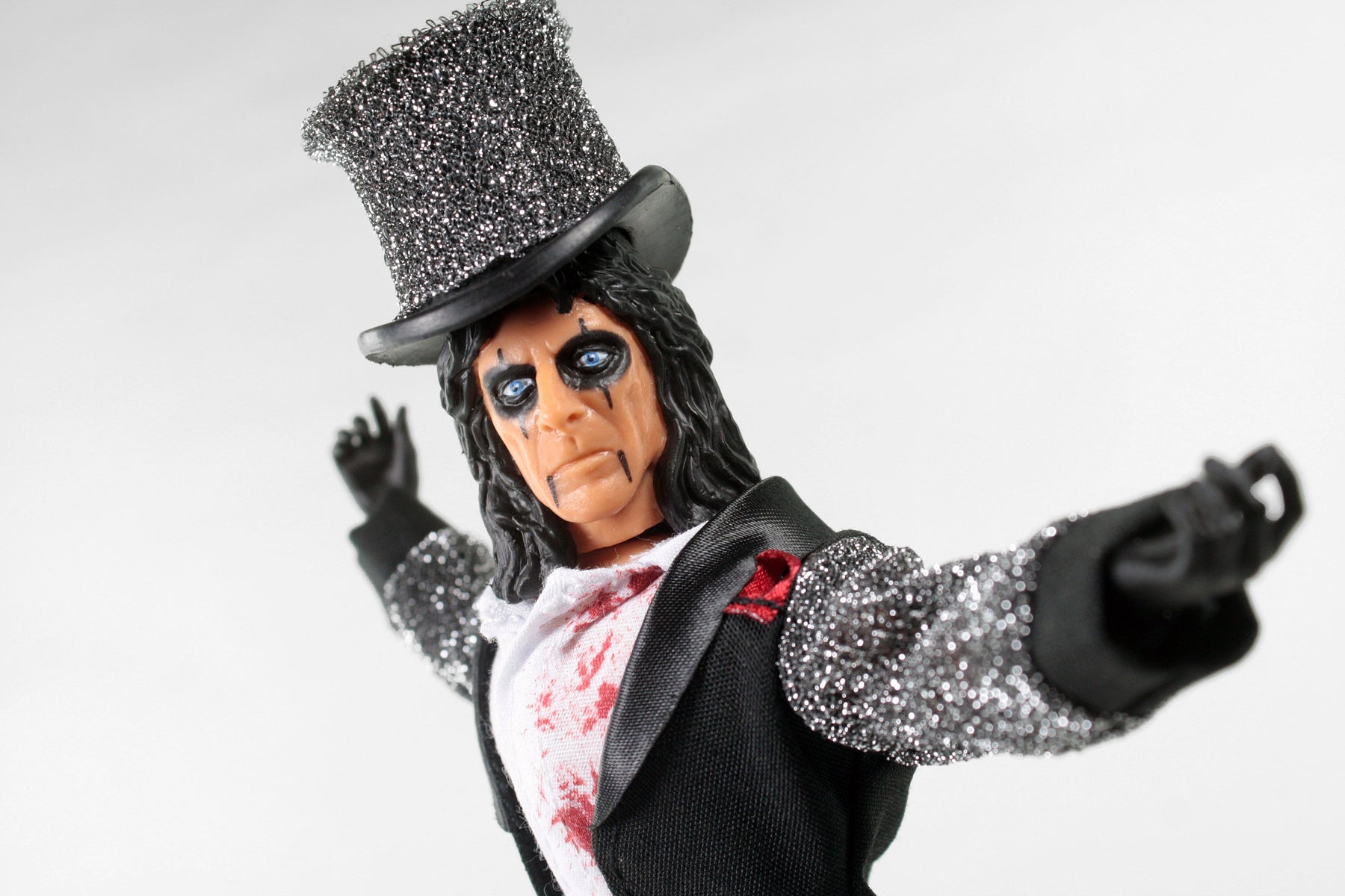 Damaged Package Mego Music Wave 18 - Alice Cooper - "Welcome to My Nightmare" 8" Action Figure (Re-Release of Wave 17 Version)