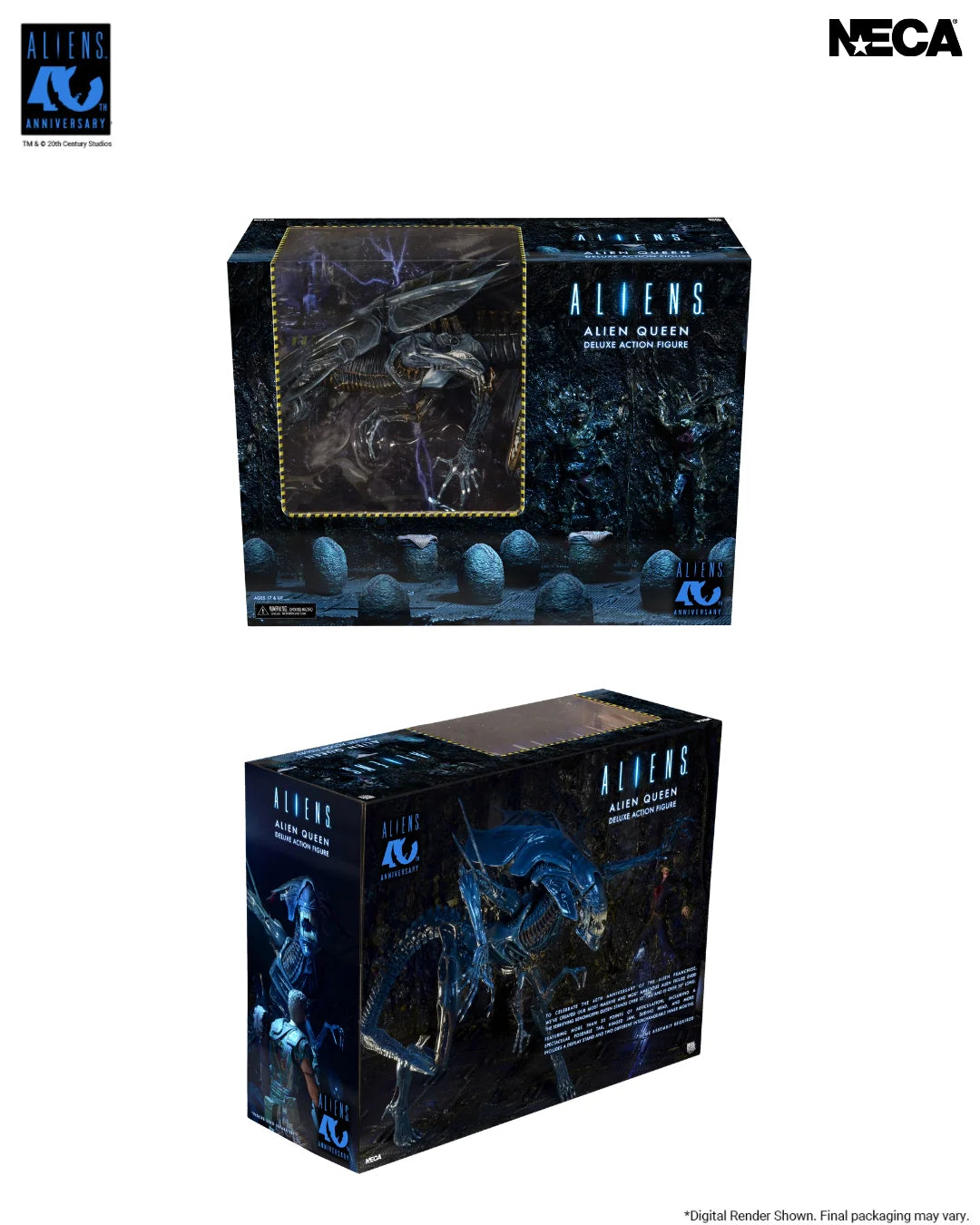NECA - Aliens: 40th Anniversary Alien Queen Ultra Deluxe Boxed Action Figure (Pre-Order Ships September 2026)