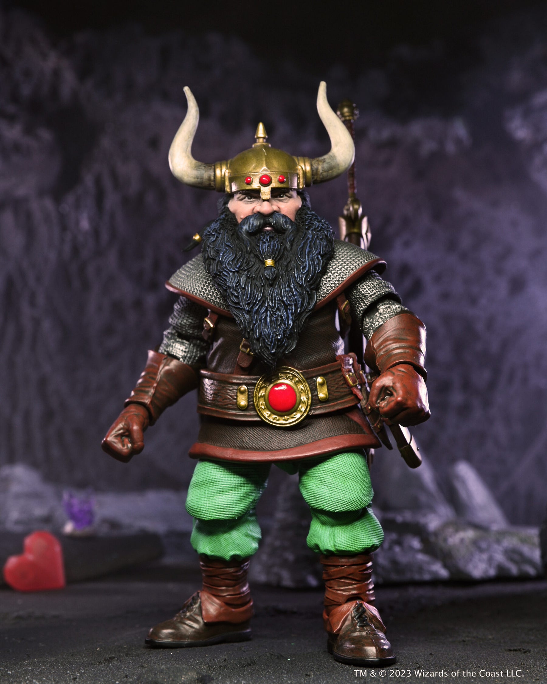 NECA - Dungeons & Dragons - Ultimate Elkhorn the Good Dwarf Fighter 7" Action Figure