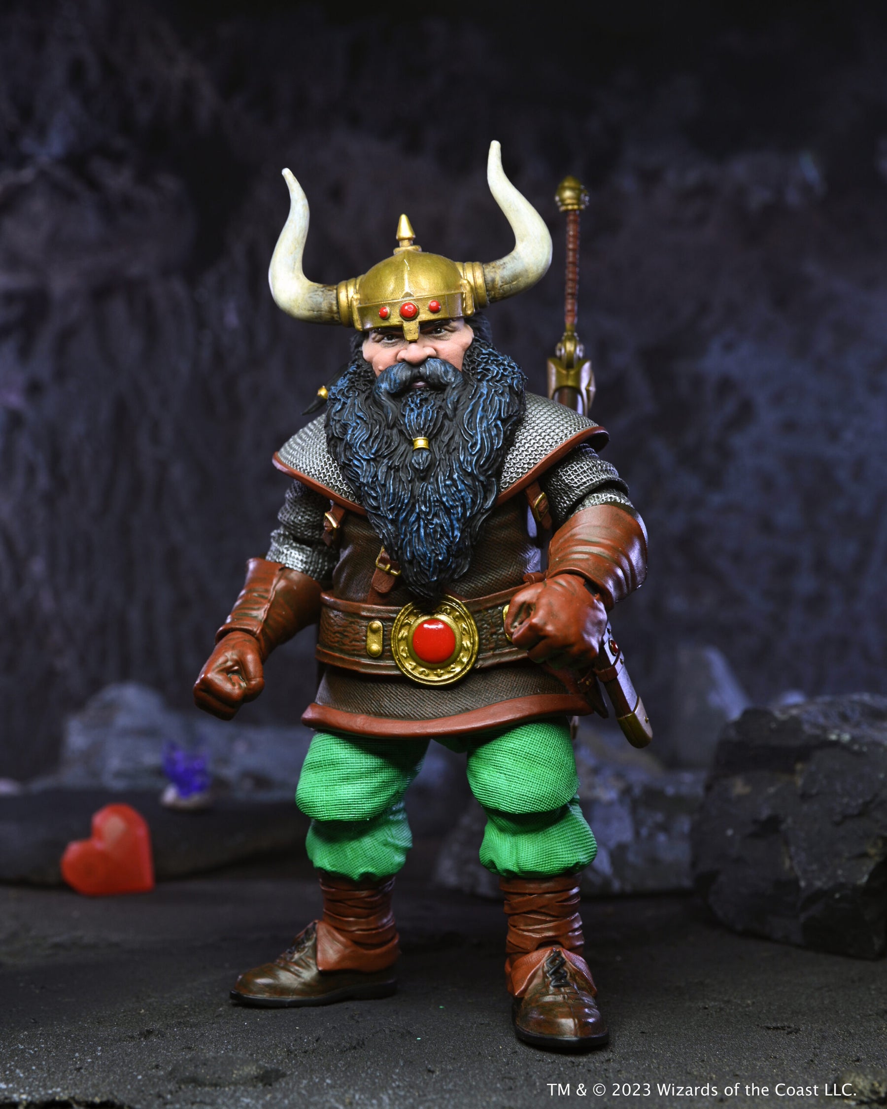 NECA - Dungeons & Dragons - Ultimate Elkhorn the Good Dwarf Fighter 7" Action Figure