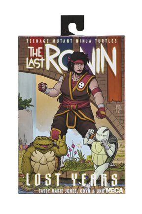 NECA - TMNT: The Last Ronin - The Lost Years - Ultimate Casey Marie with Baby Odyn & Uno 7" Scale Action Figure (Pre-Order Ships October 2025)