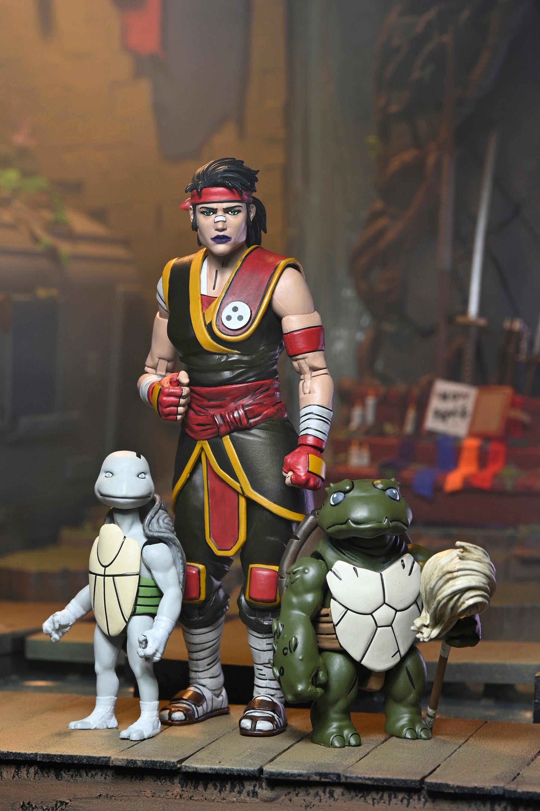 NECA - TMNT: The Last Ronin - The Lost Years - Ultimate Casey Marie with Baby Odyn & Uno 7" Scale Action Figure
