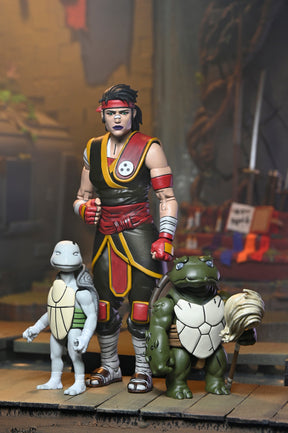 NECA - TMNT: The Last Ronin - The Lost Years - Ultimate Casey Marie with Baby Odyn & Uno 7" Scale Action Figure (Pre-Order Ships October 2025)