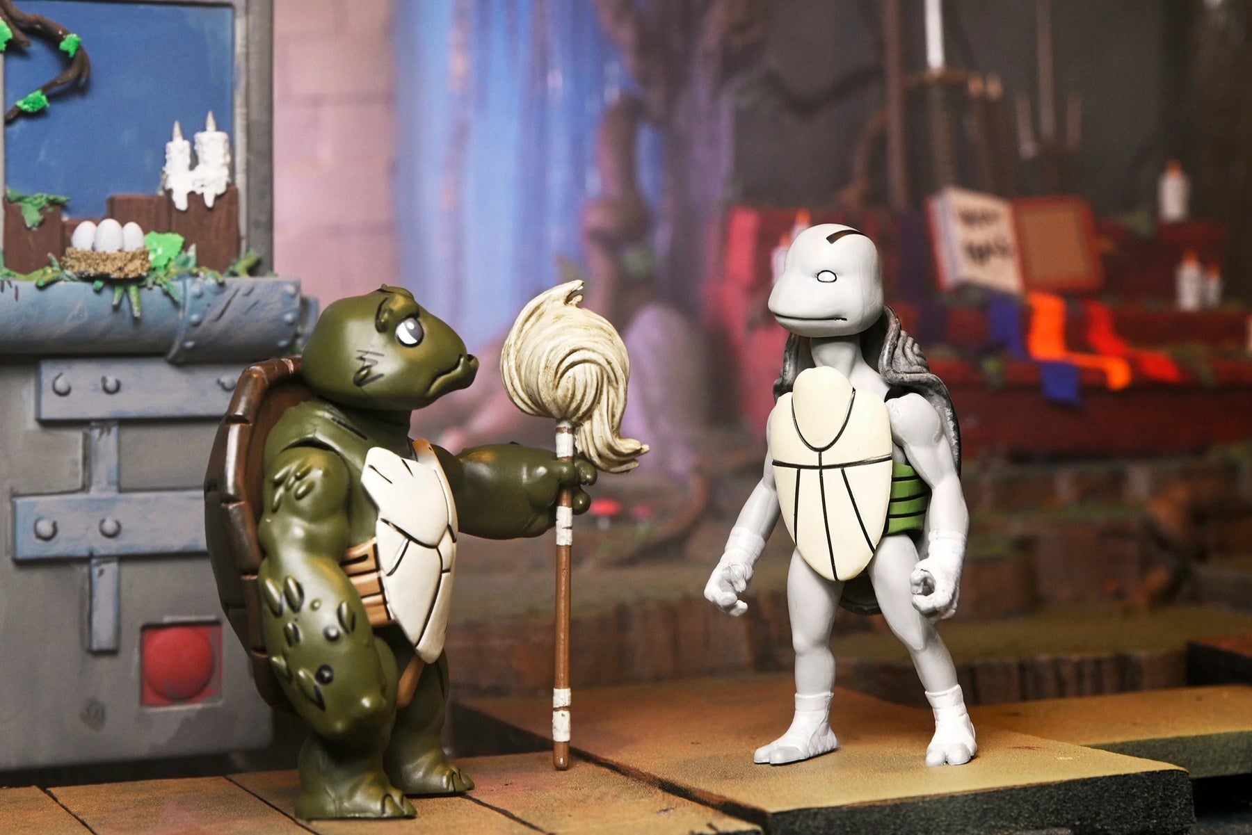 NECA - TMNT: The Last Ronin - The Lost Years - Ultimate Casey Marie with Baby Odyn & Uno 7" Scale Action Figure (Pre-Order Ships October 2025)