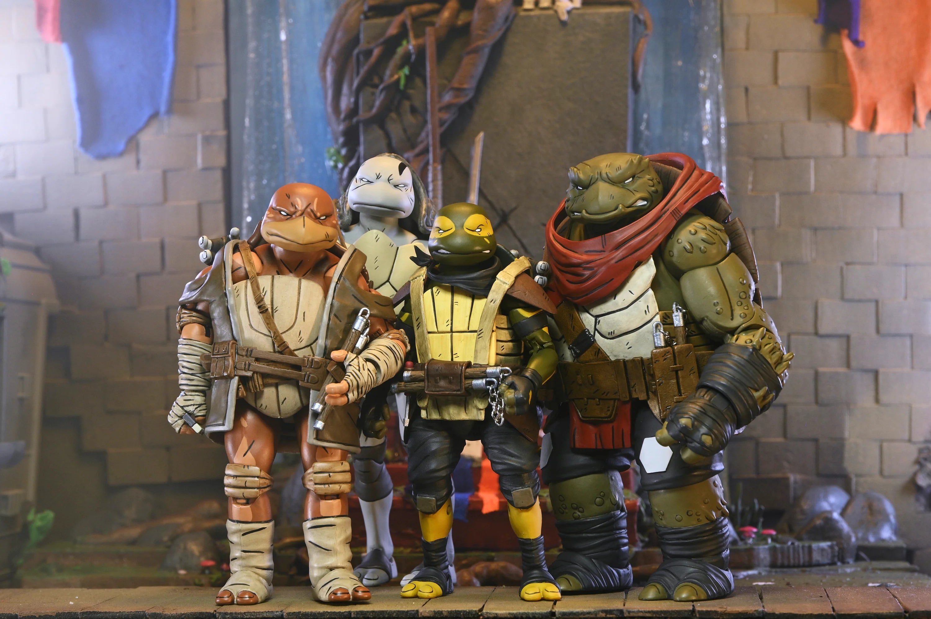 NECA - TMNT: The Last Ronan - Ultimate Moja, Odyn, Uno, & Yi 7" Scale Action Figure Bundle
