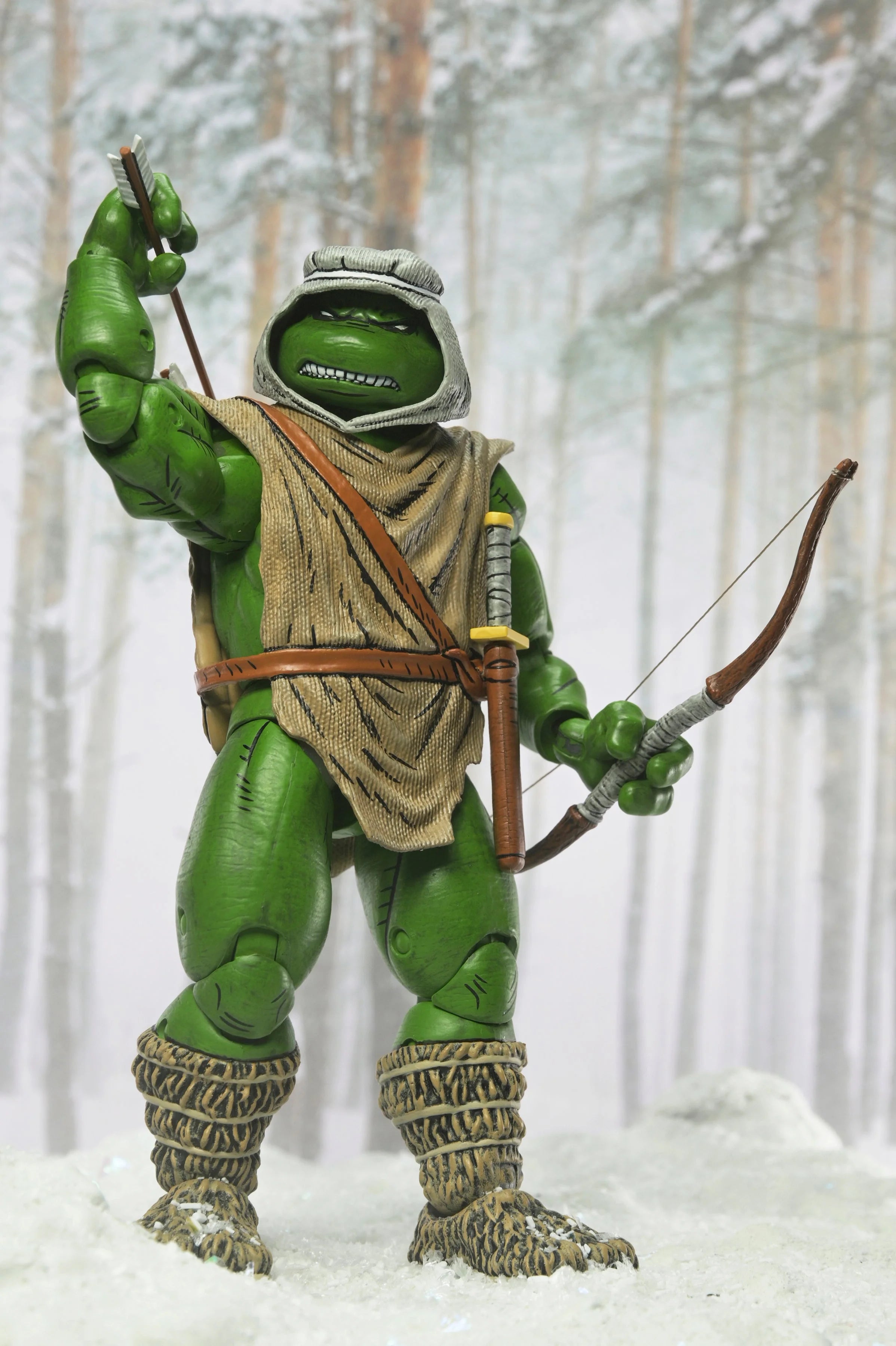 NECA - TMNT: Mirage Comics - Hunter Leonardo 7" Scale Action Figure