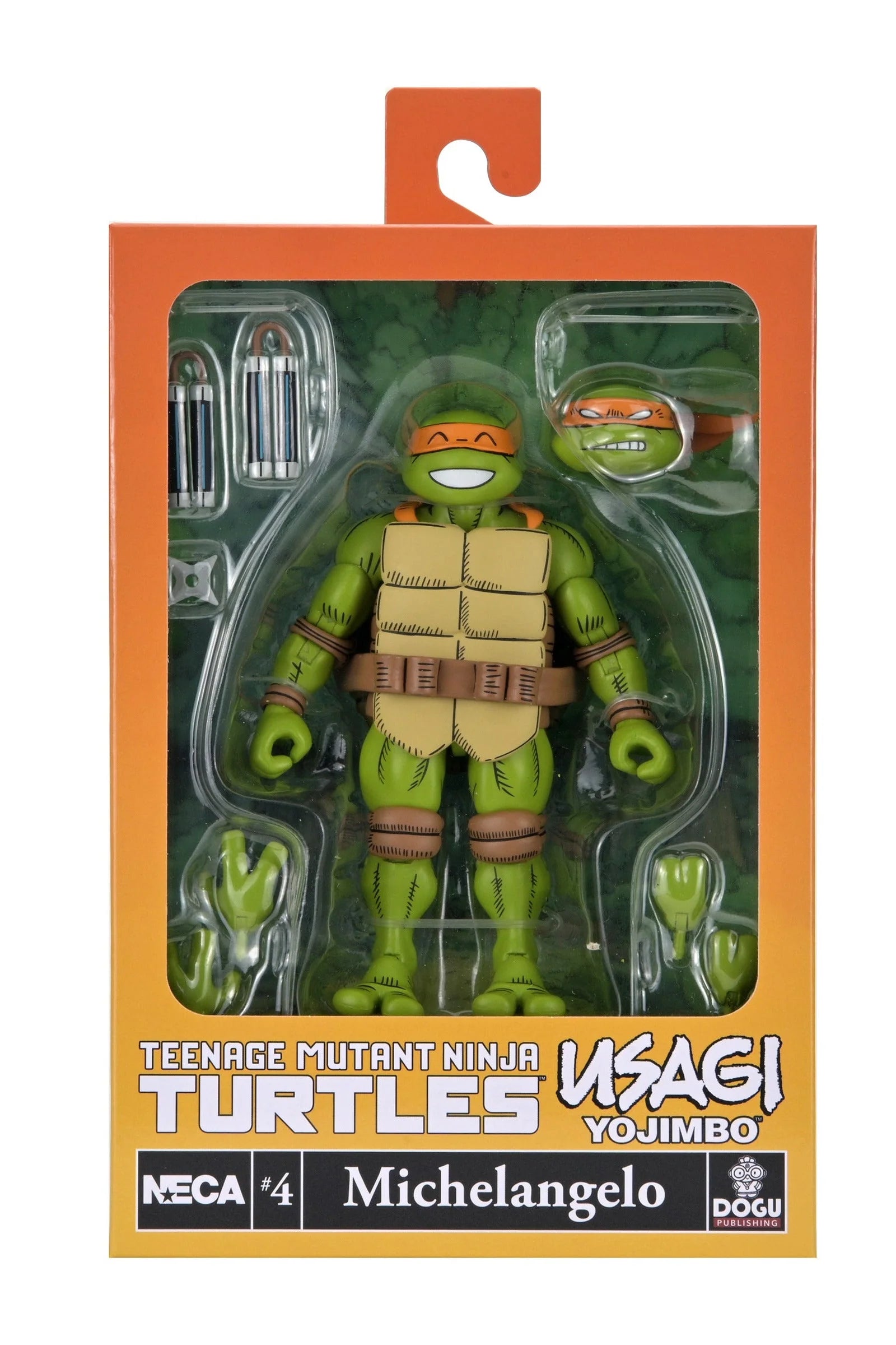 NECA - TMNT X Usagi Yojimbo - Ultimate Michelangelo 7" Scale Action Figure