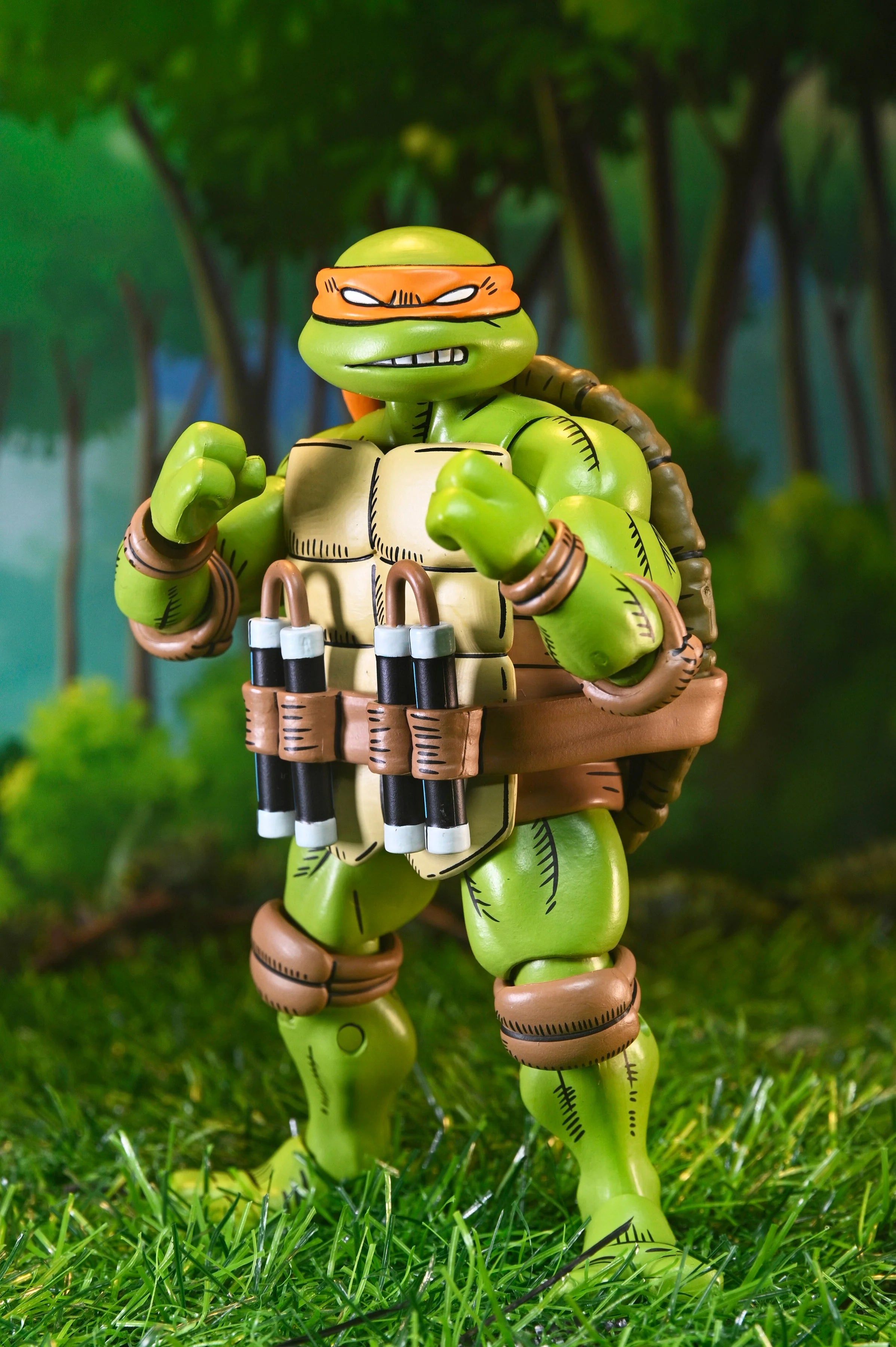 NECA - TMNT X Usagi Yojimbo - Ultimate Michelangelo 7" Scale Action Figure