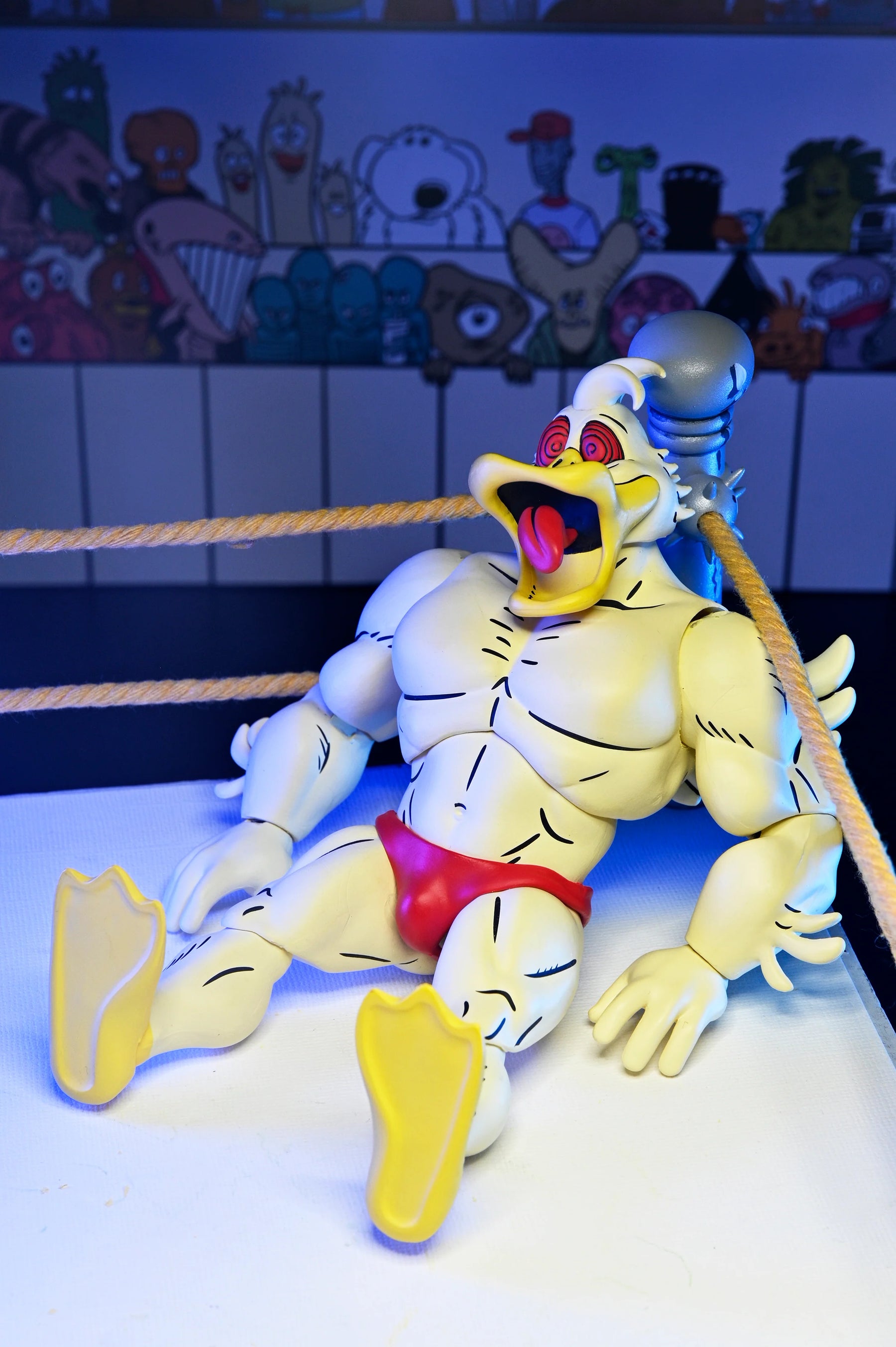 NECA - TMNT: Archie Comics - Stomp Wrestling Ace Duck 7" Scale Action Figure (Pre-Order Ships October 2025)