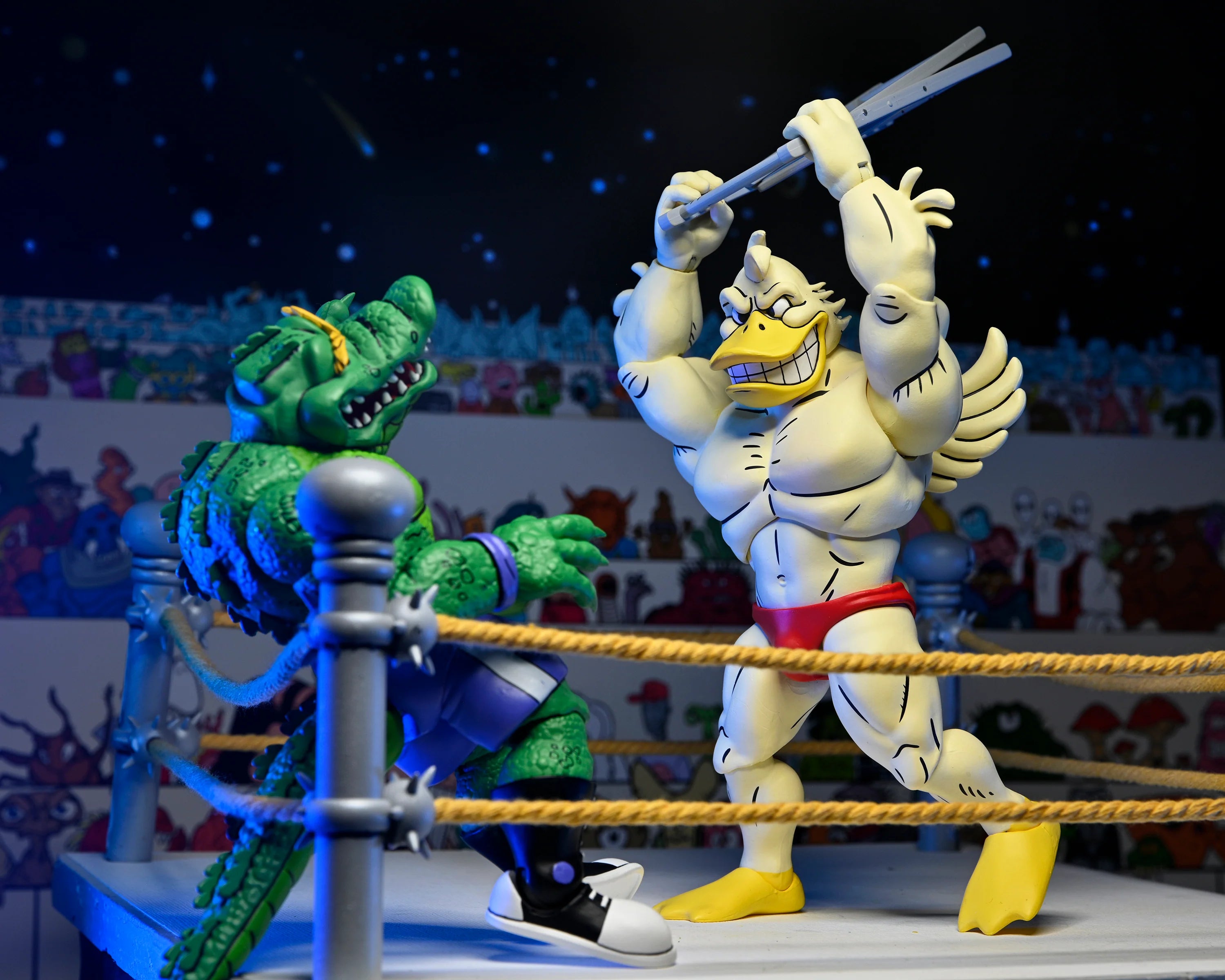 NECA - TMNT: Archie Comics - Stomp Wrestling Ace Duck 7" Scale Action Figure